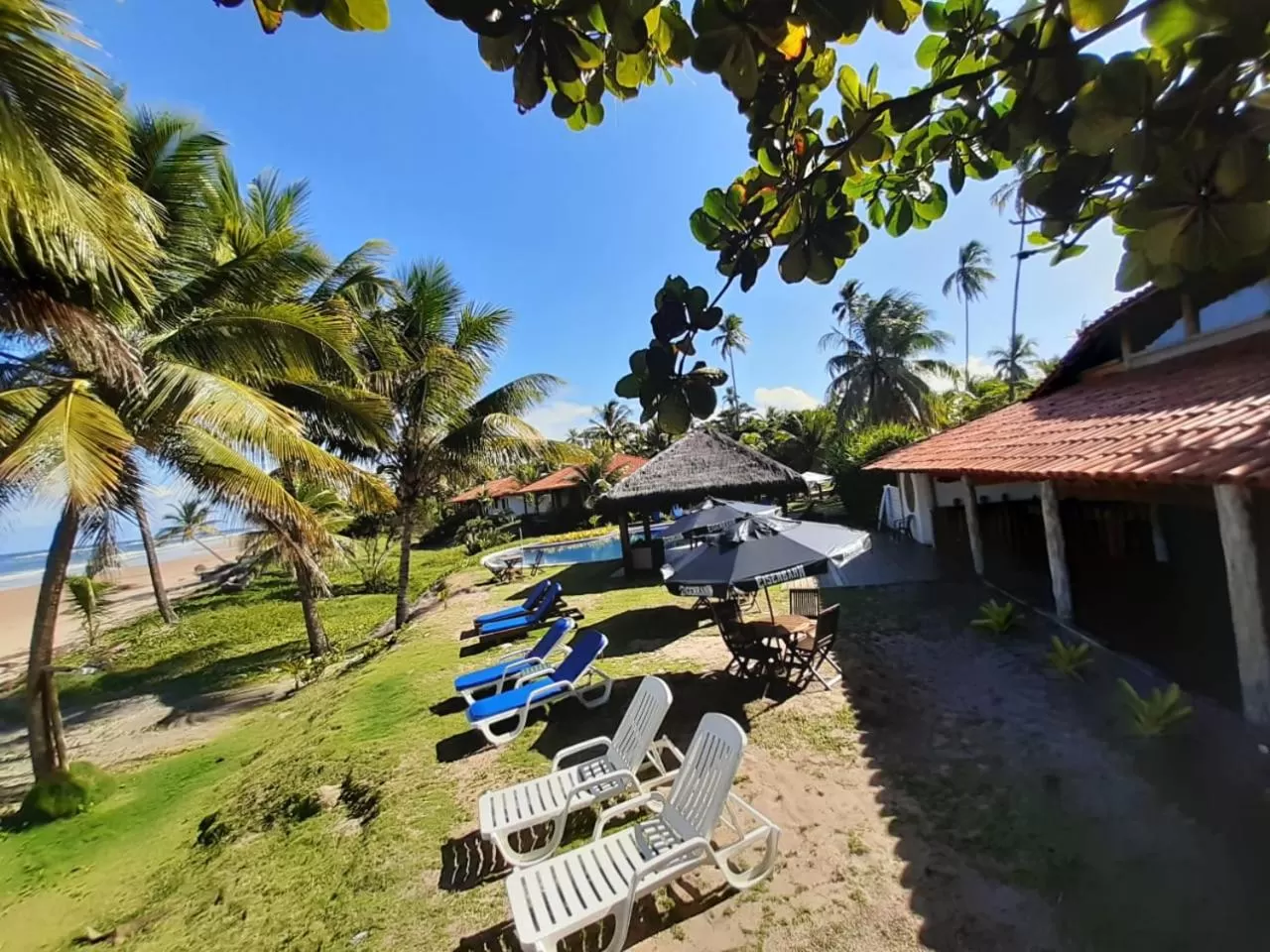 Pool view in Pousada Bahia Boa