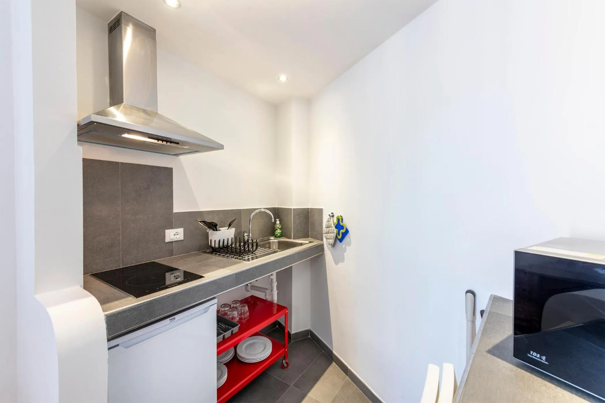 Kitchen or kitchenette in Hotel San Michele