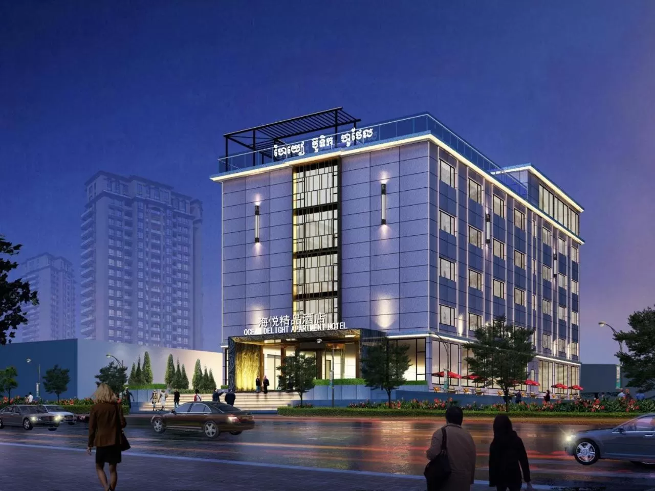 Property building in Ocean Delight Boutique Hotel 海悦精品酒店