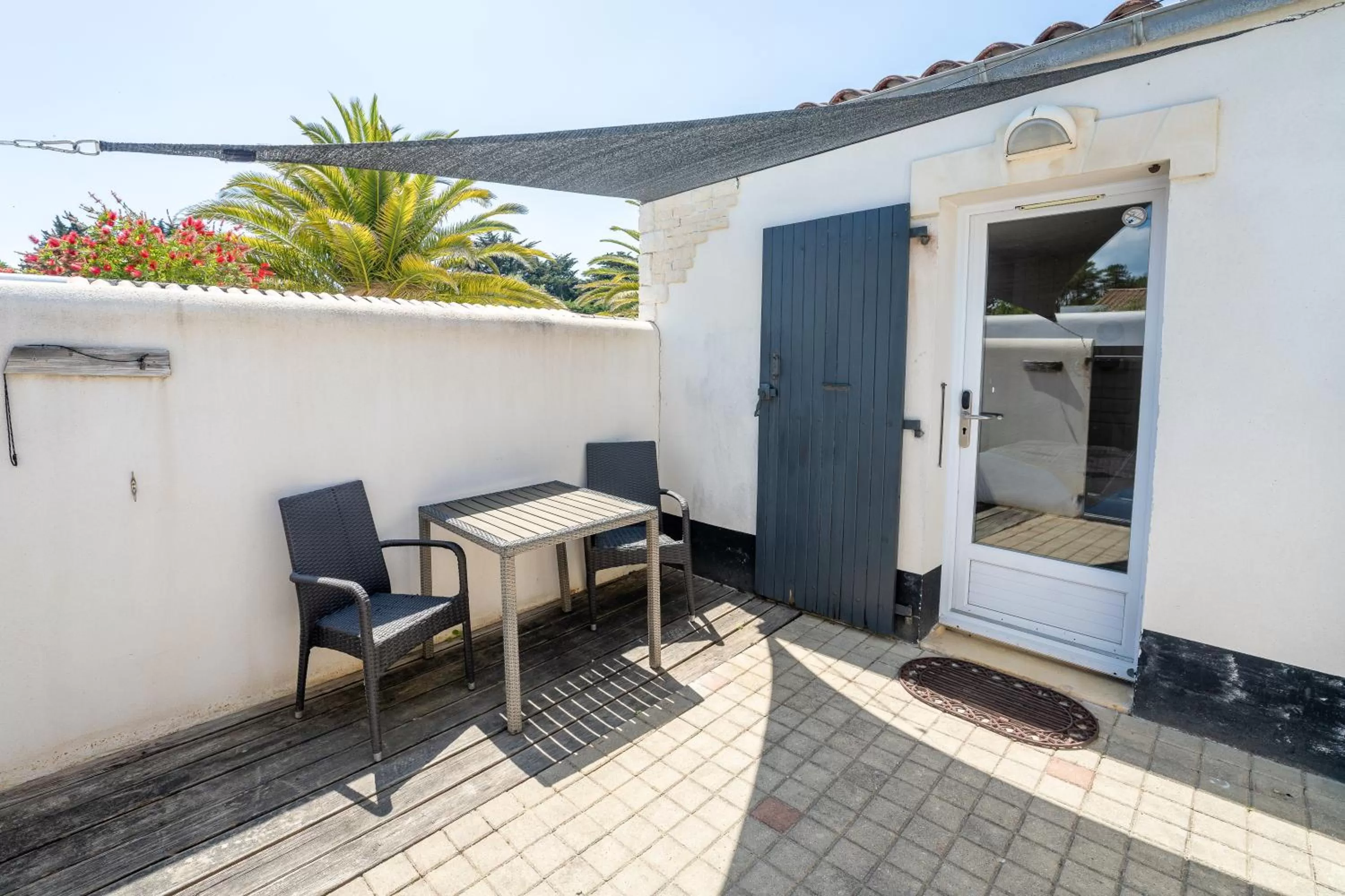 Balcony/Terrace in Hôtel Restaurant & Spa Plaisir