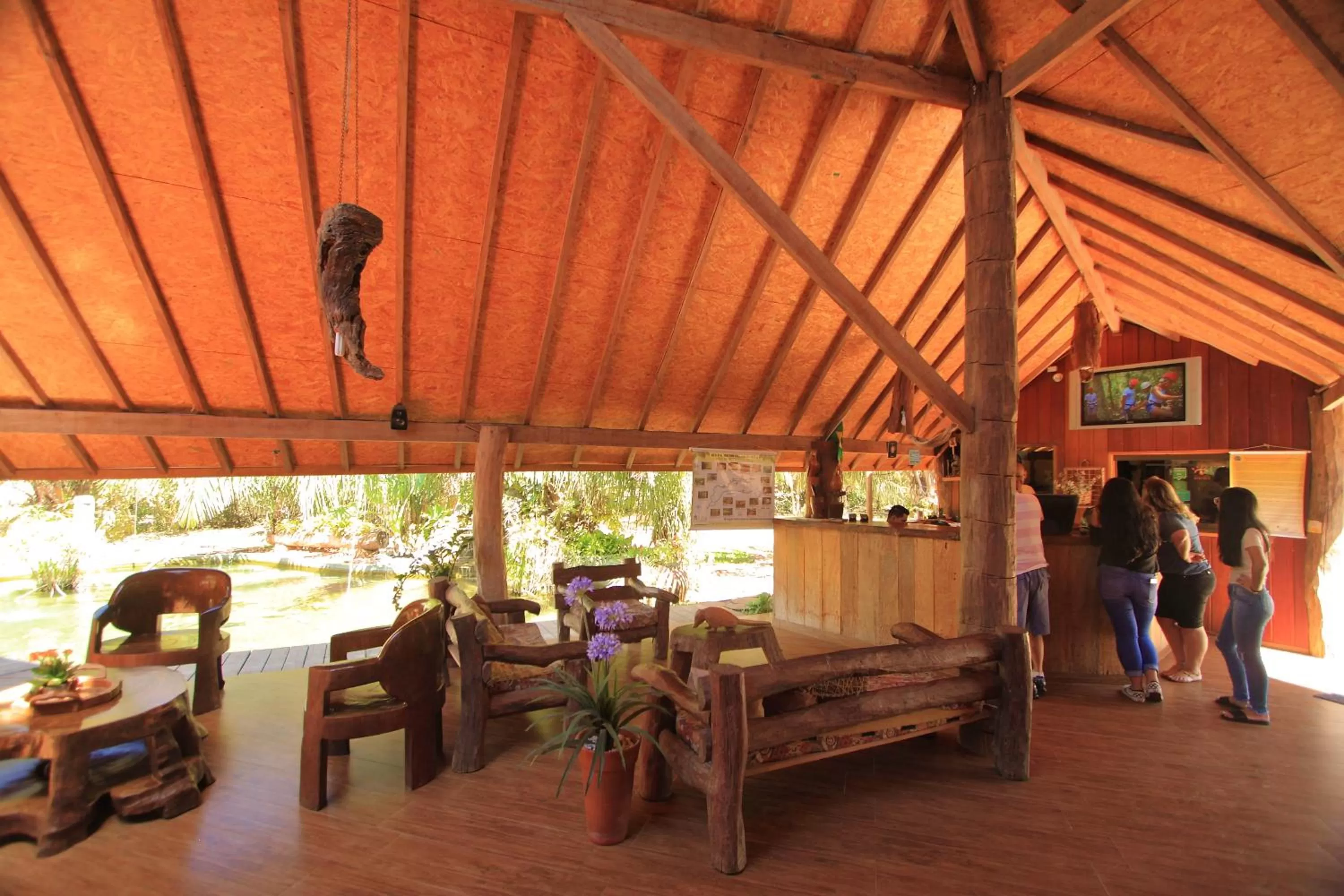 Communal lounge/ TV room in Hotel Cabanas
