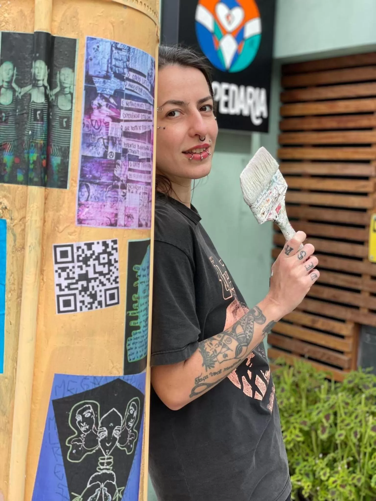 Decorative detail in Hospedaria da Lagoa