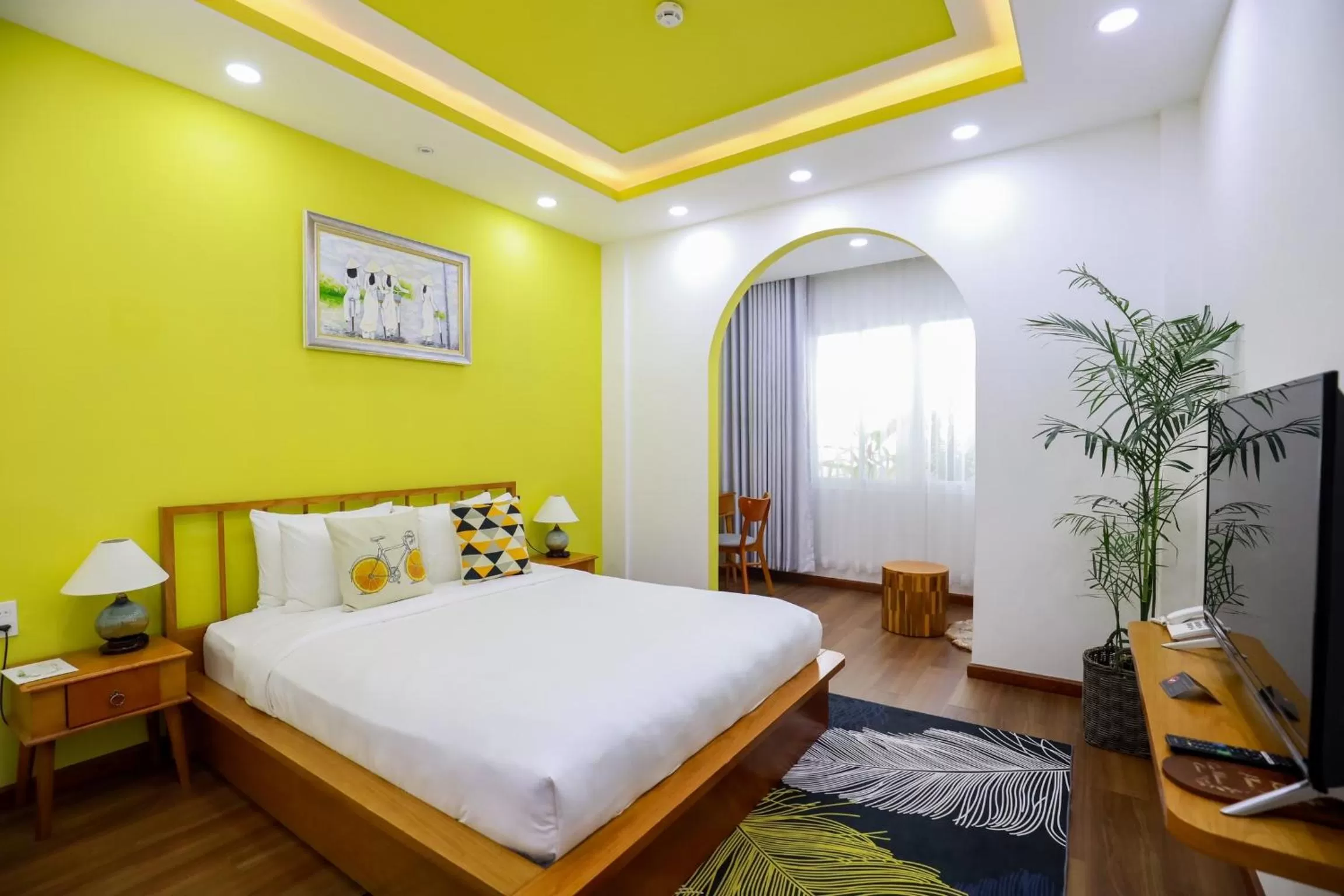 Photo of the whole room, Bed in Chez Mimosa Local - Free Laundry