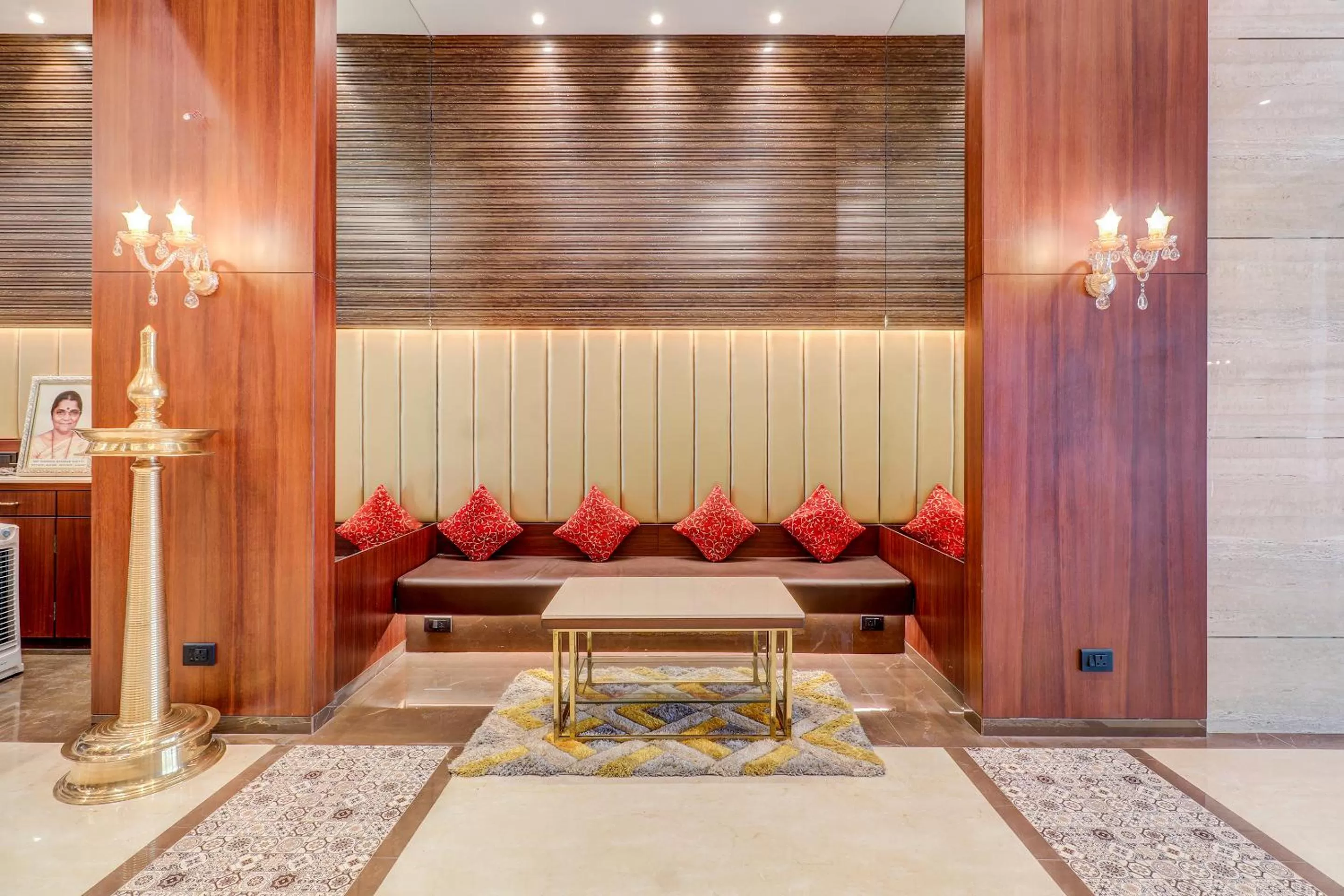 Lobby or reception in Hotel Gurudev Grand