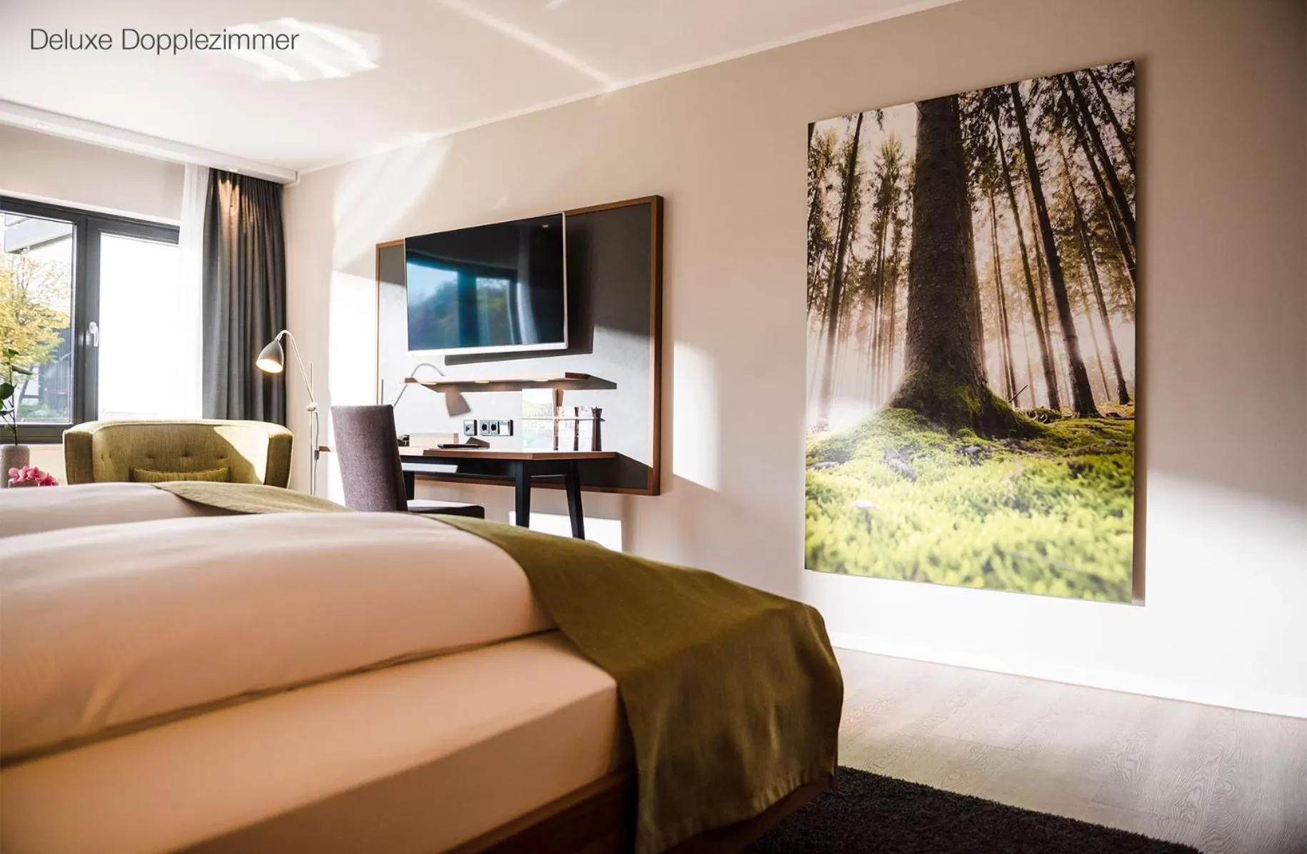 Bed in Sporthotel Grafenwald 4 Sterne Superior