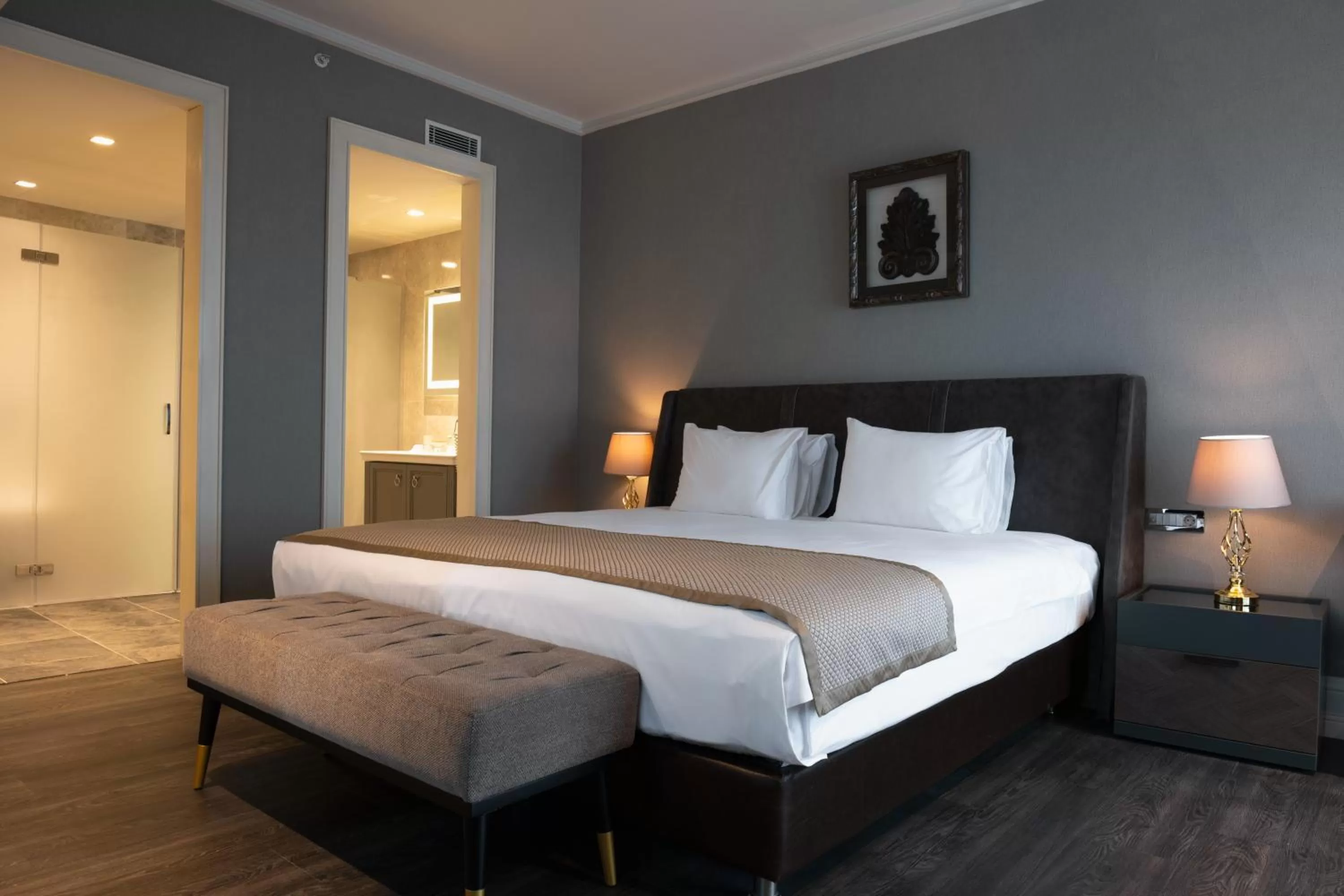 Bed in Windsor Hotel & Convention Center Istanbul