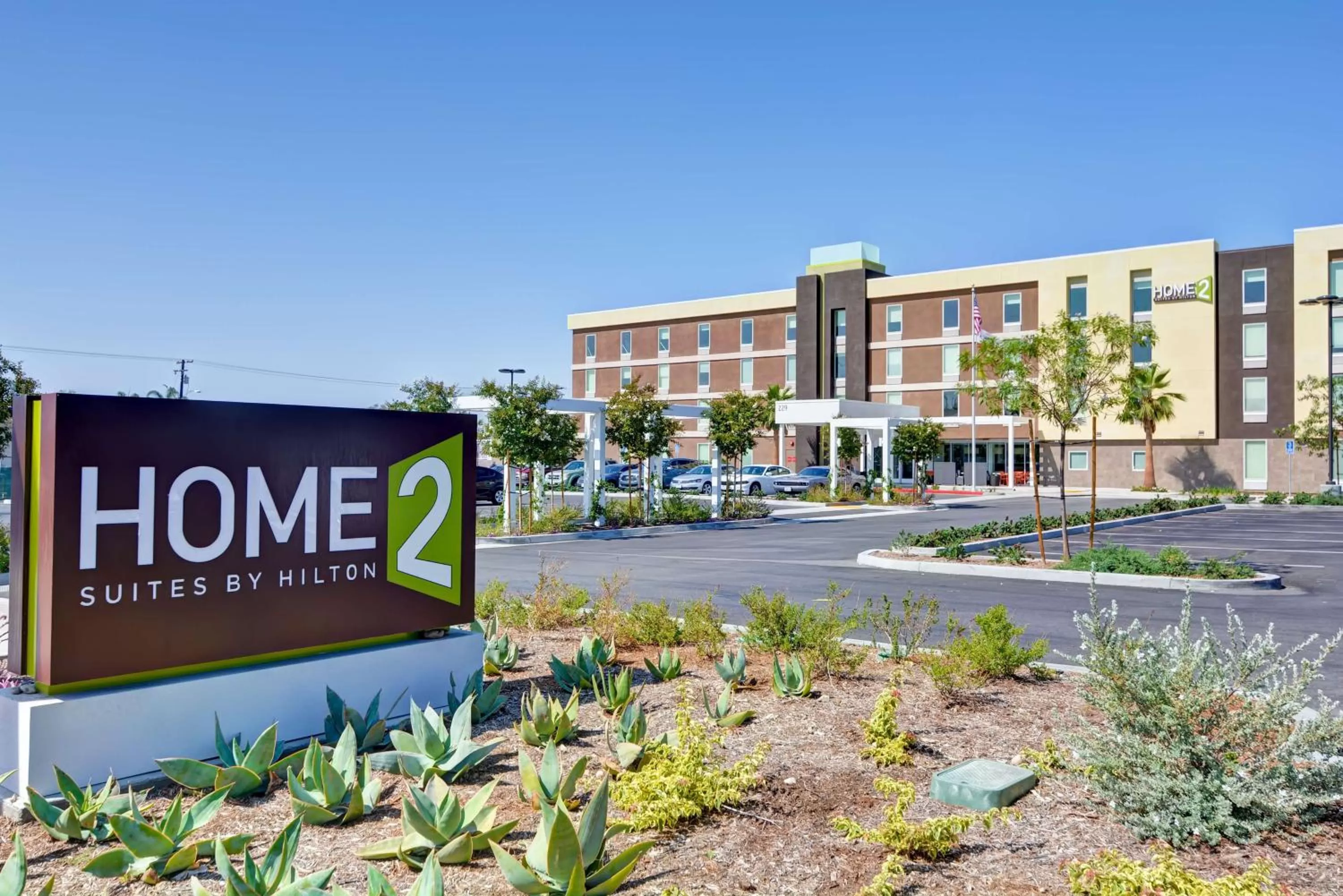 Property building in Home2 Suites Azusa