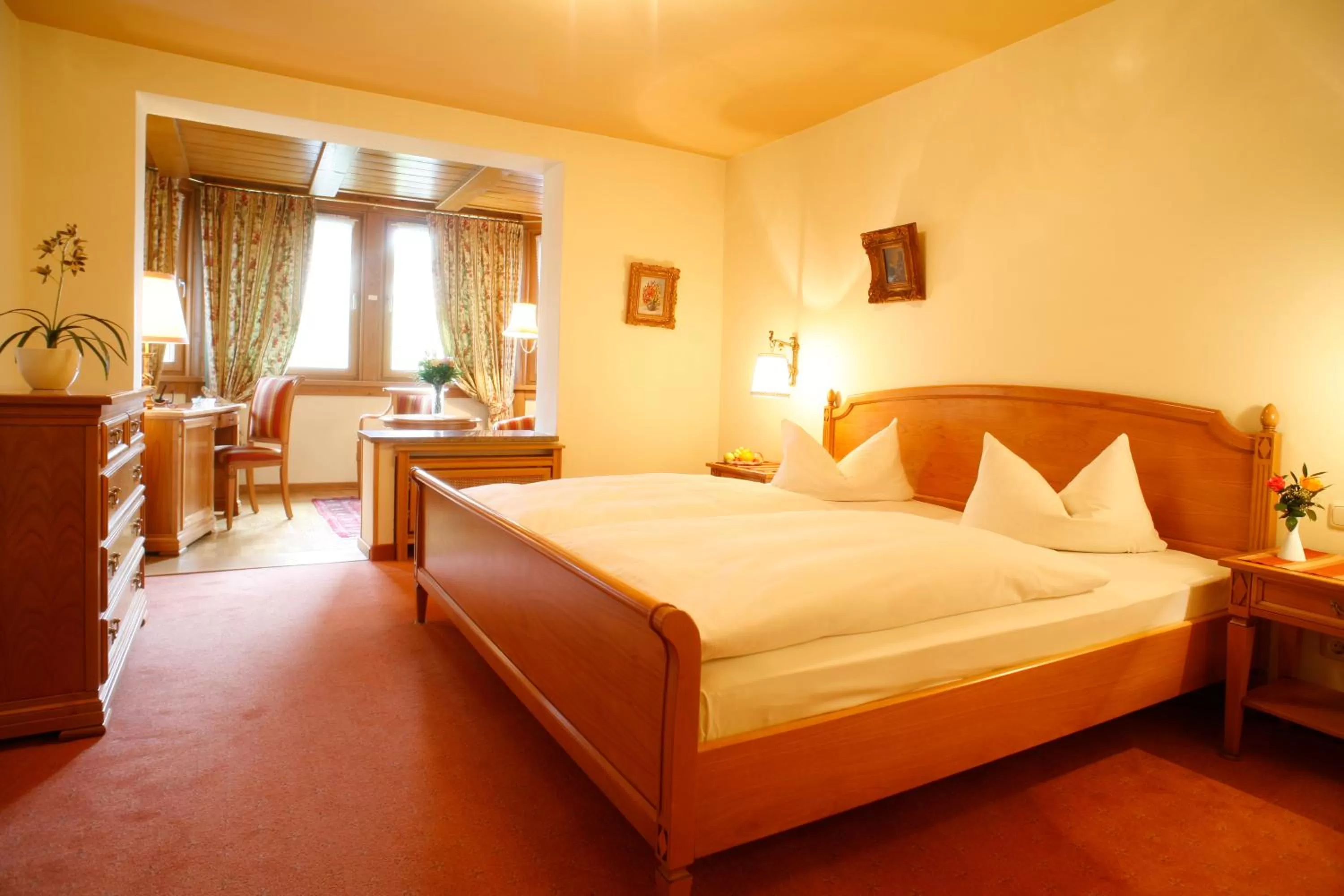 Bed in Reindl's Partenkirchener Hof