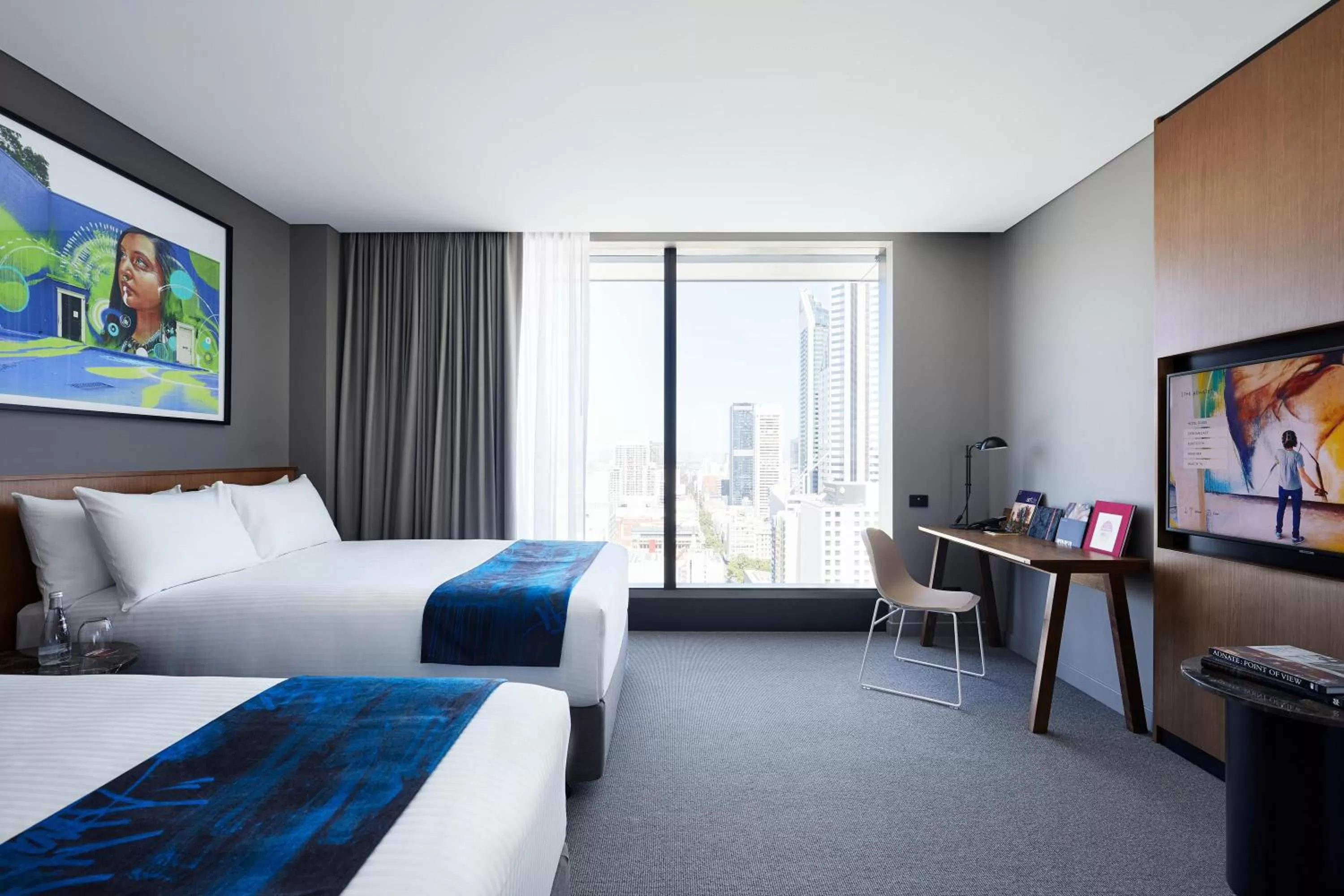 TV and multimedia, Bed in The Adnate Perth - Art Series