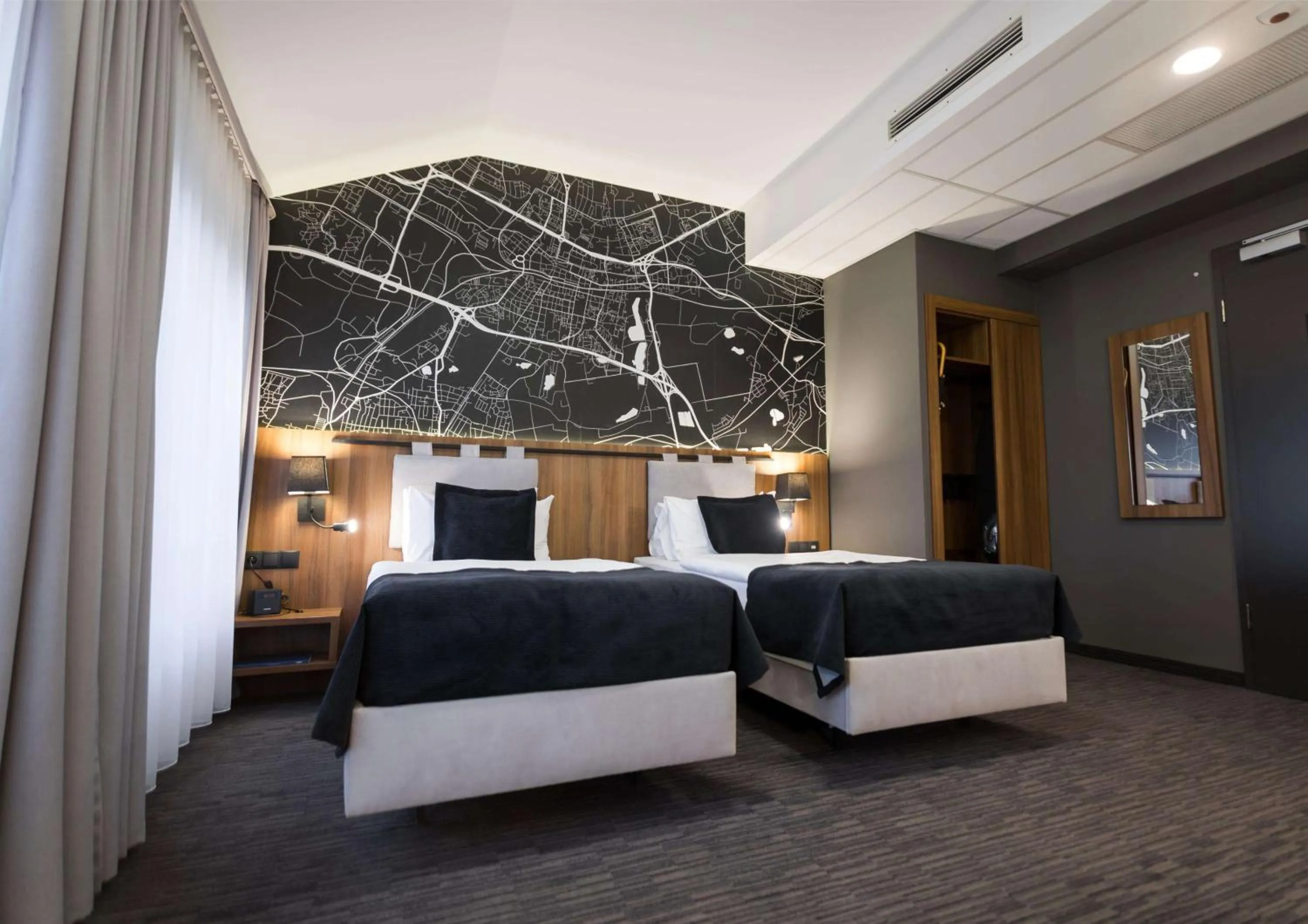 Superior Twin Room in Best Western Hotel Mariacki Katowice