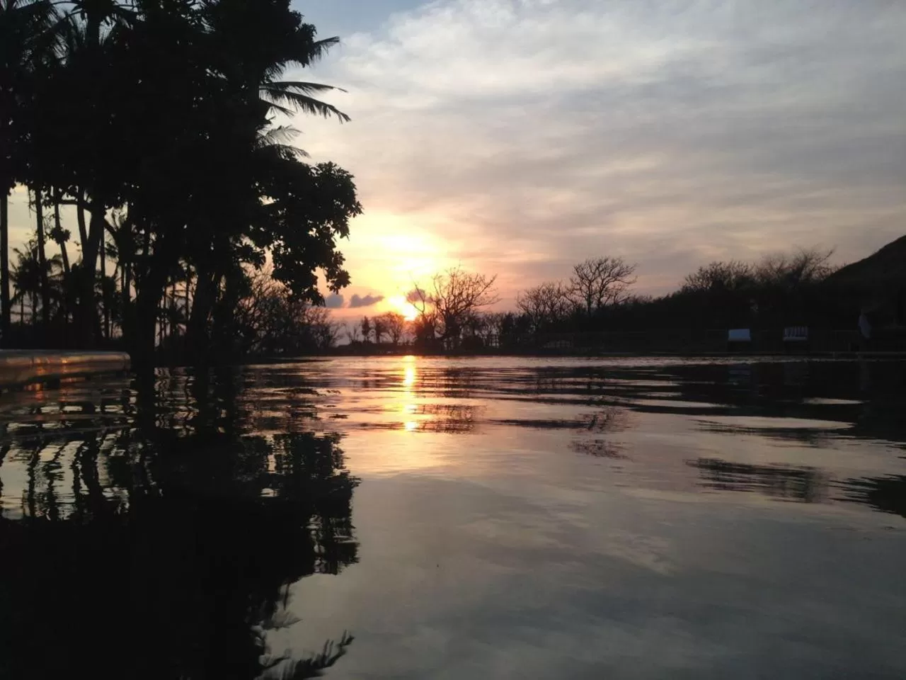 Swimming pool in Pondok Santi Estate