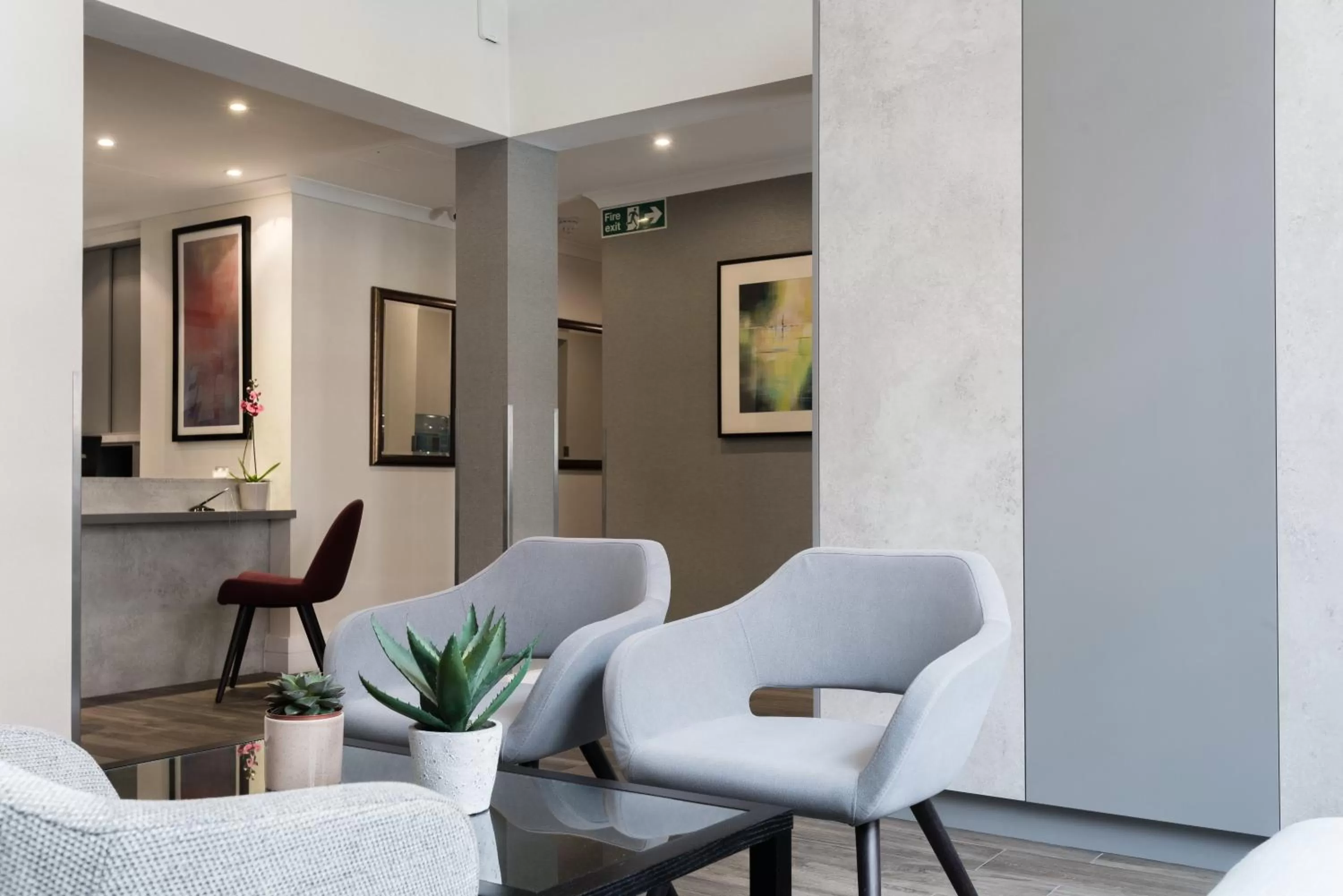 Lobby or reception in Blandford Hotel