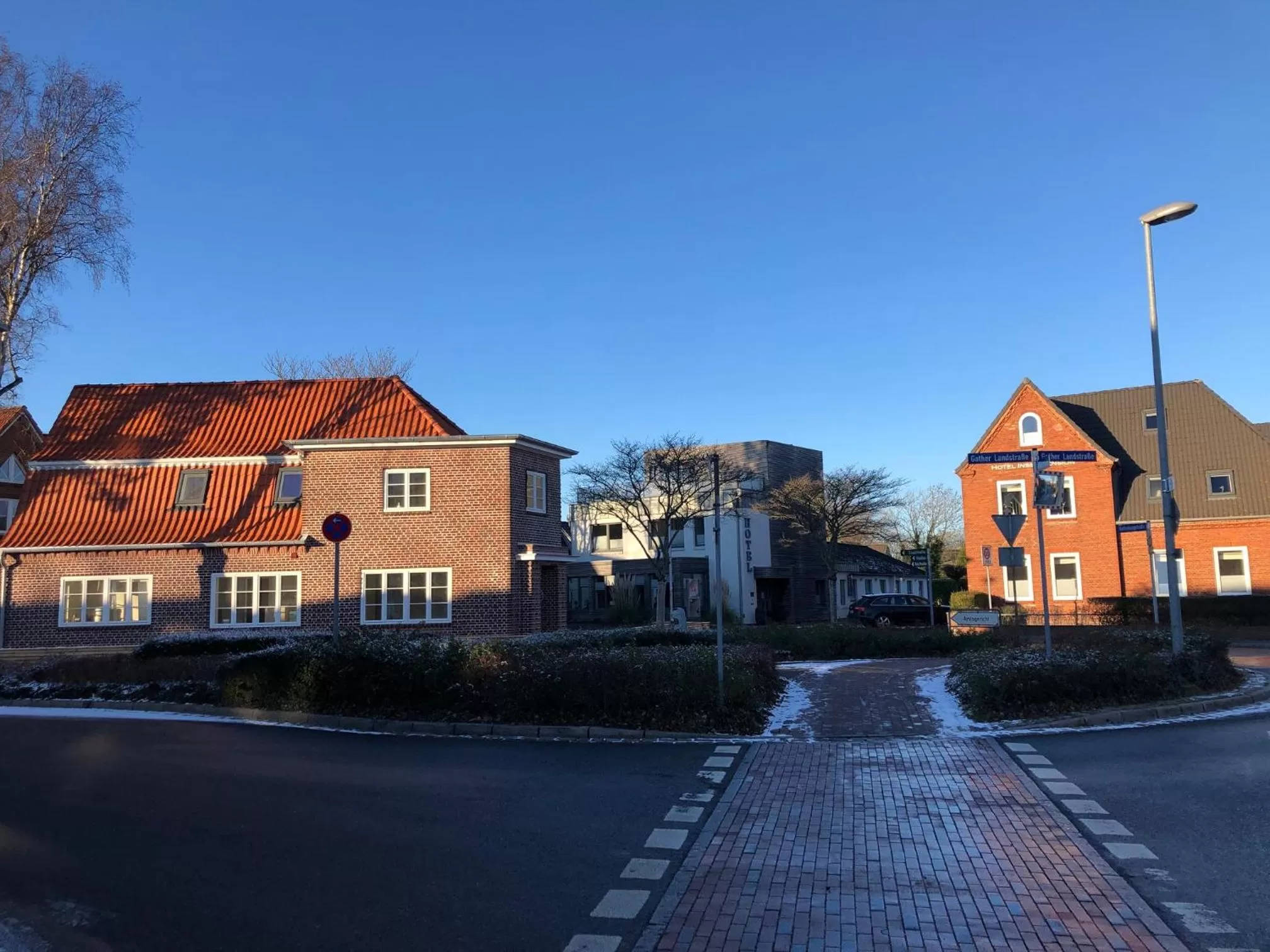 Property building in Hotel Insel Pension