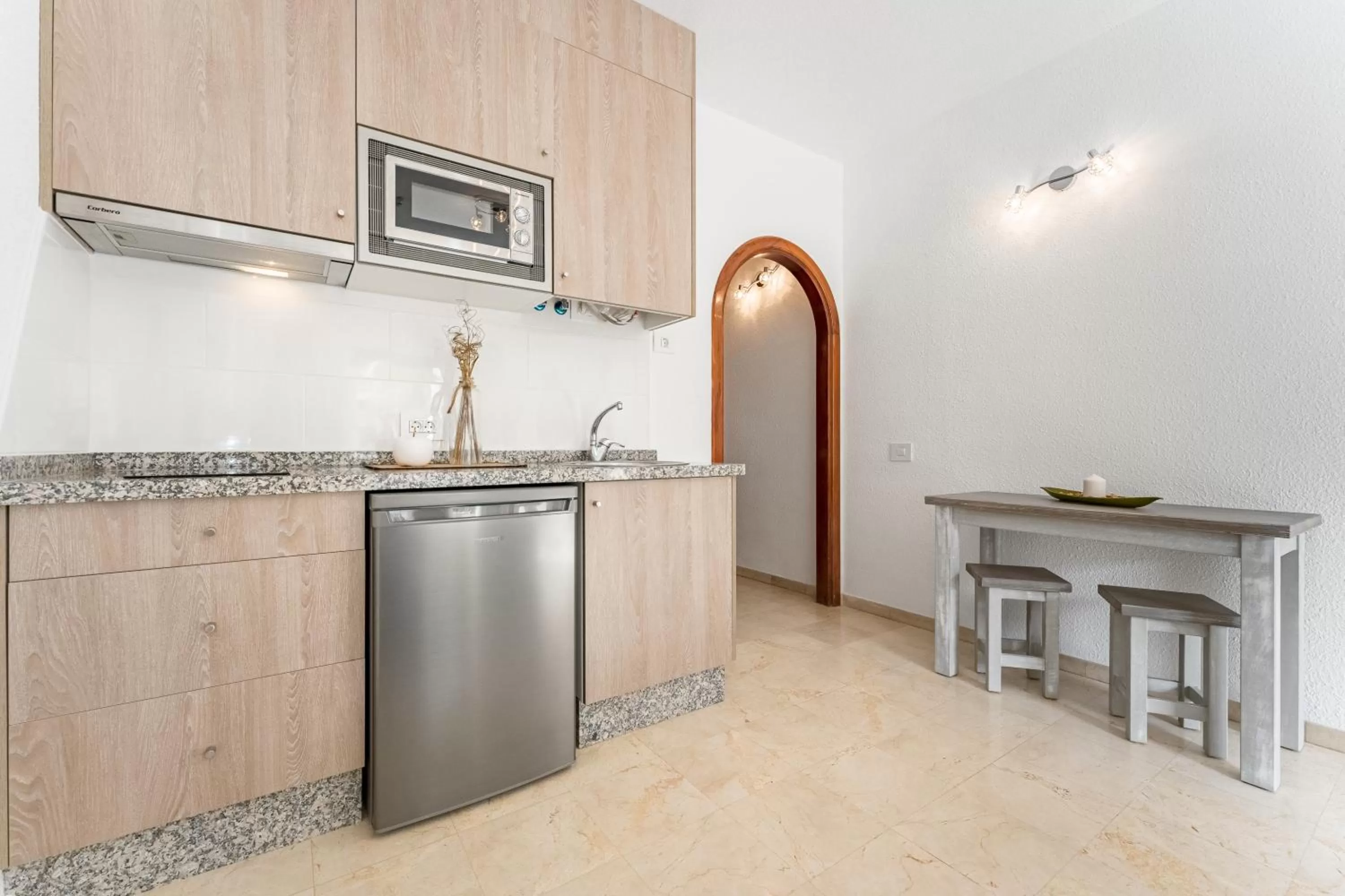 Kitchen or kitchenette in Klayman Olivina Aparthotel