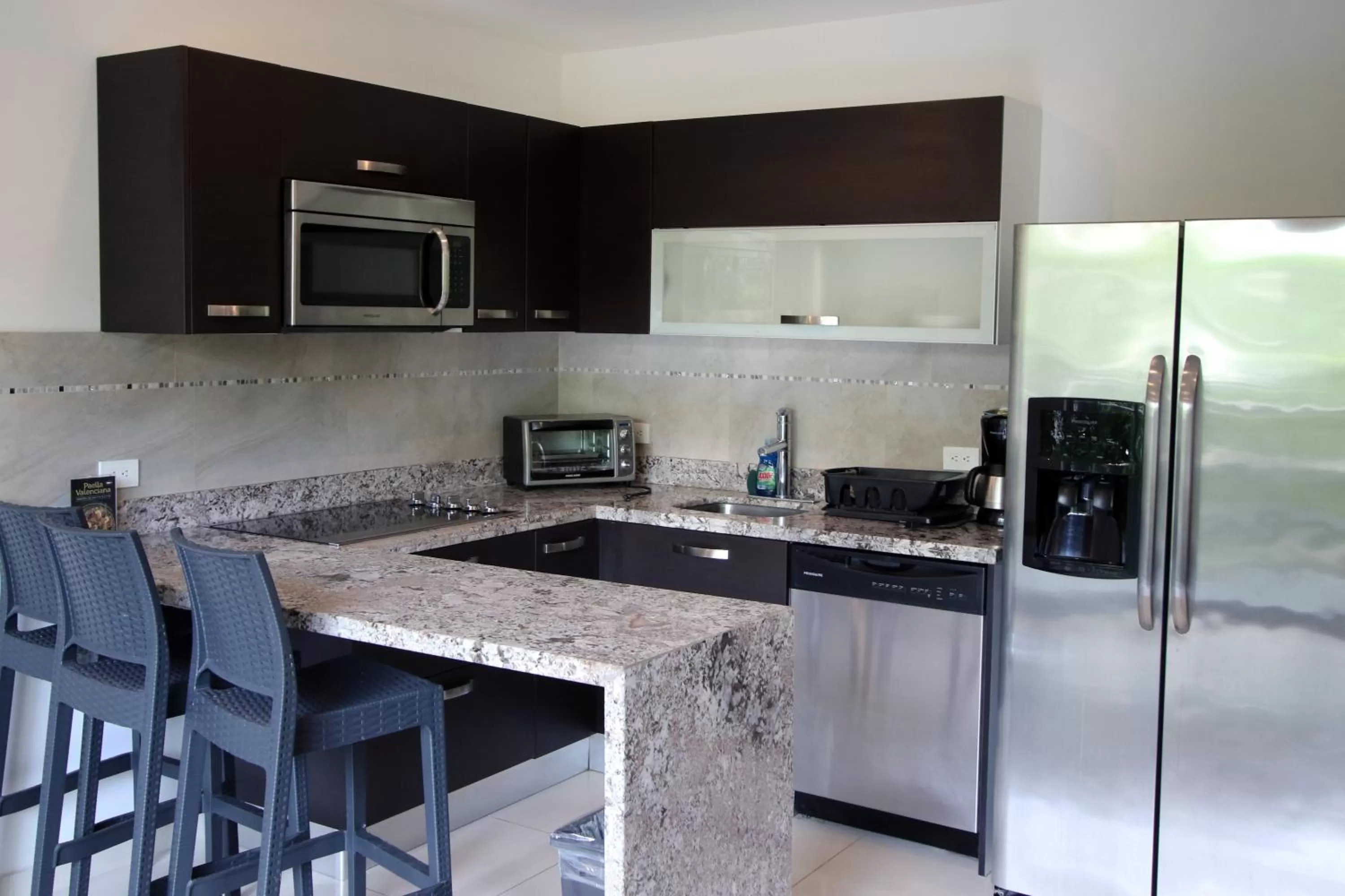 Kitchen or kitchenette in Oceano Boutique Hotel & Bistró