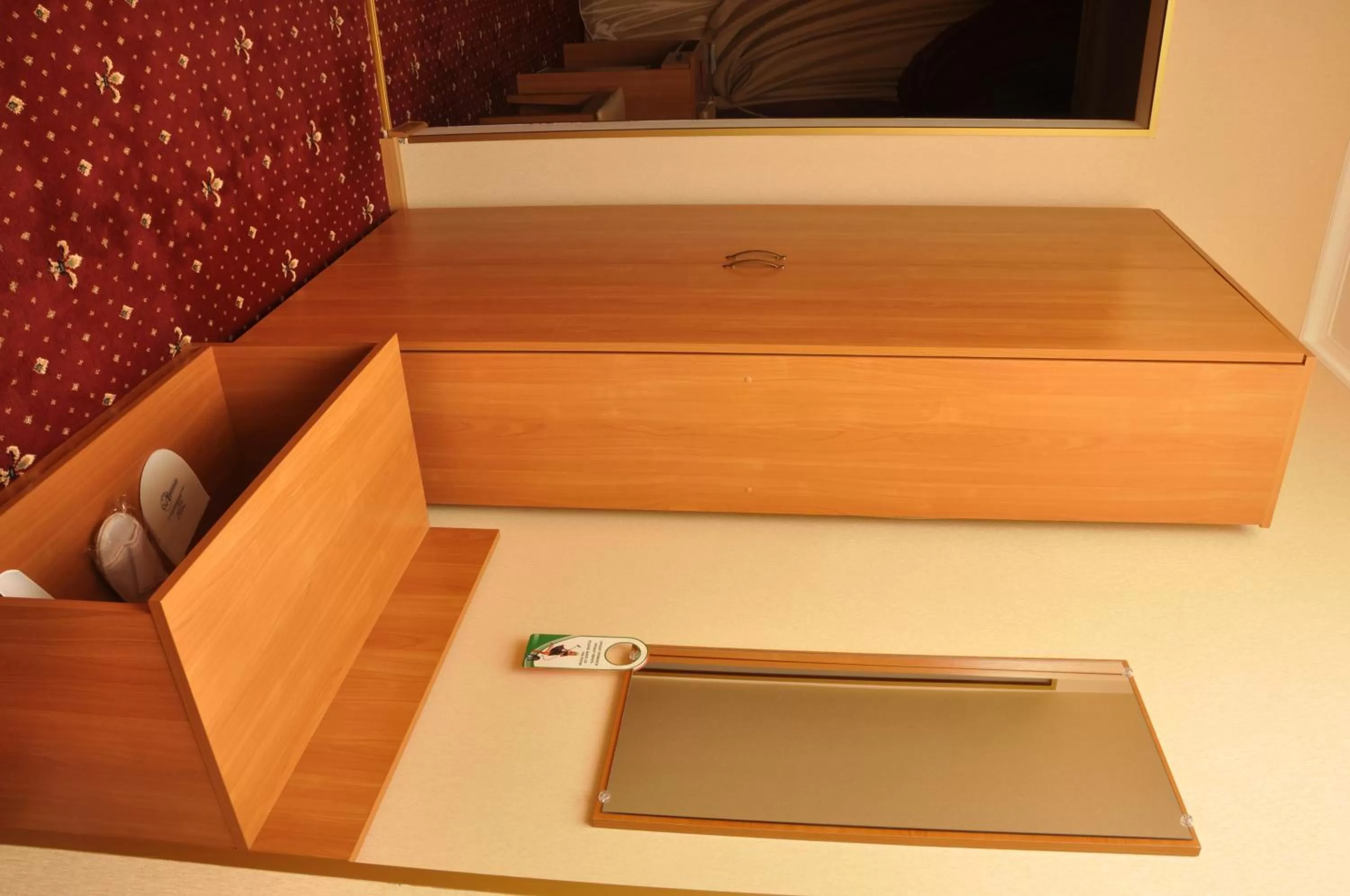 Decorative detail, TV/Entertainment Center in Lermontovskiy Hotel