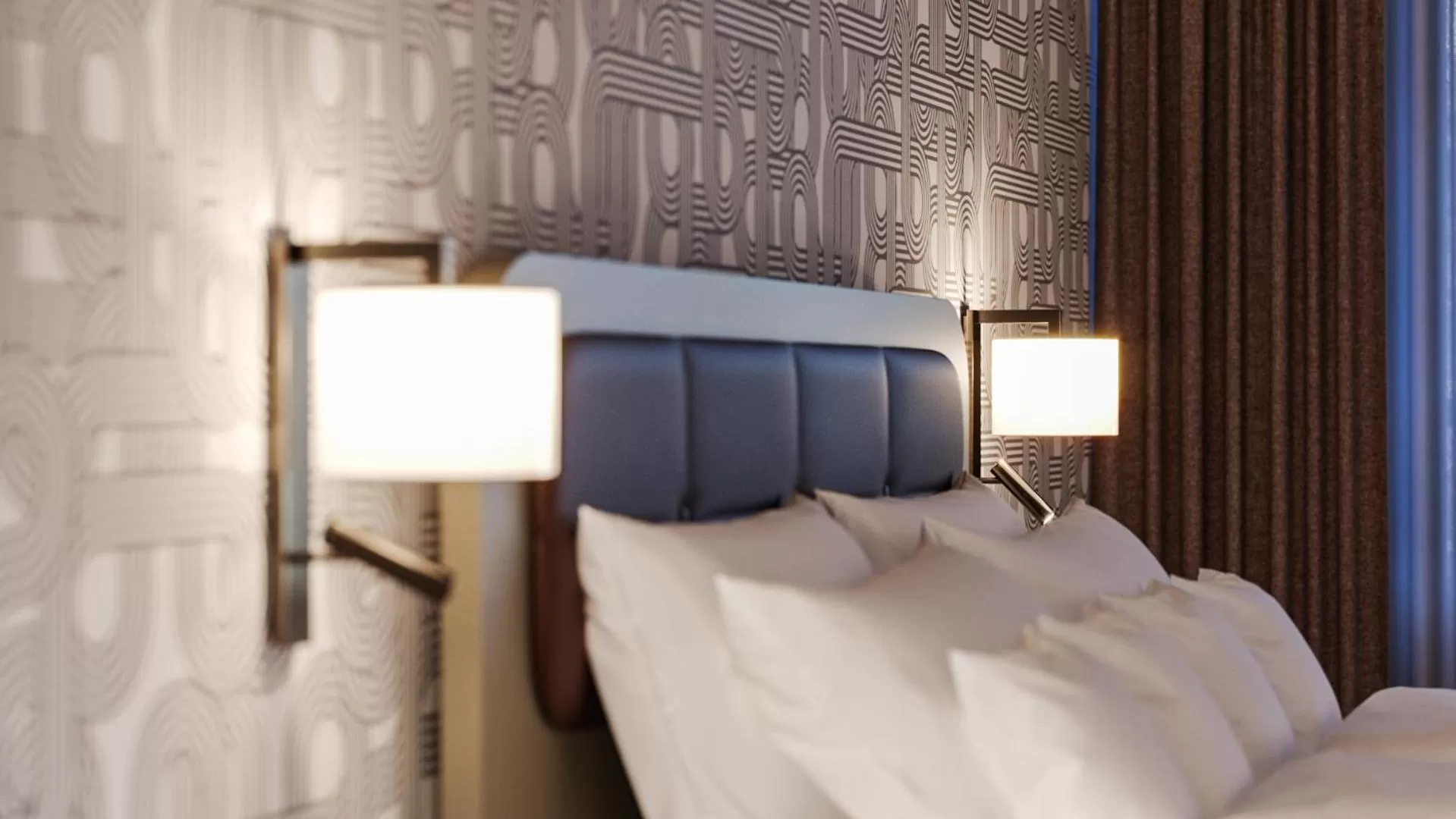 Bed in Hotel Walhalla