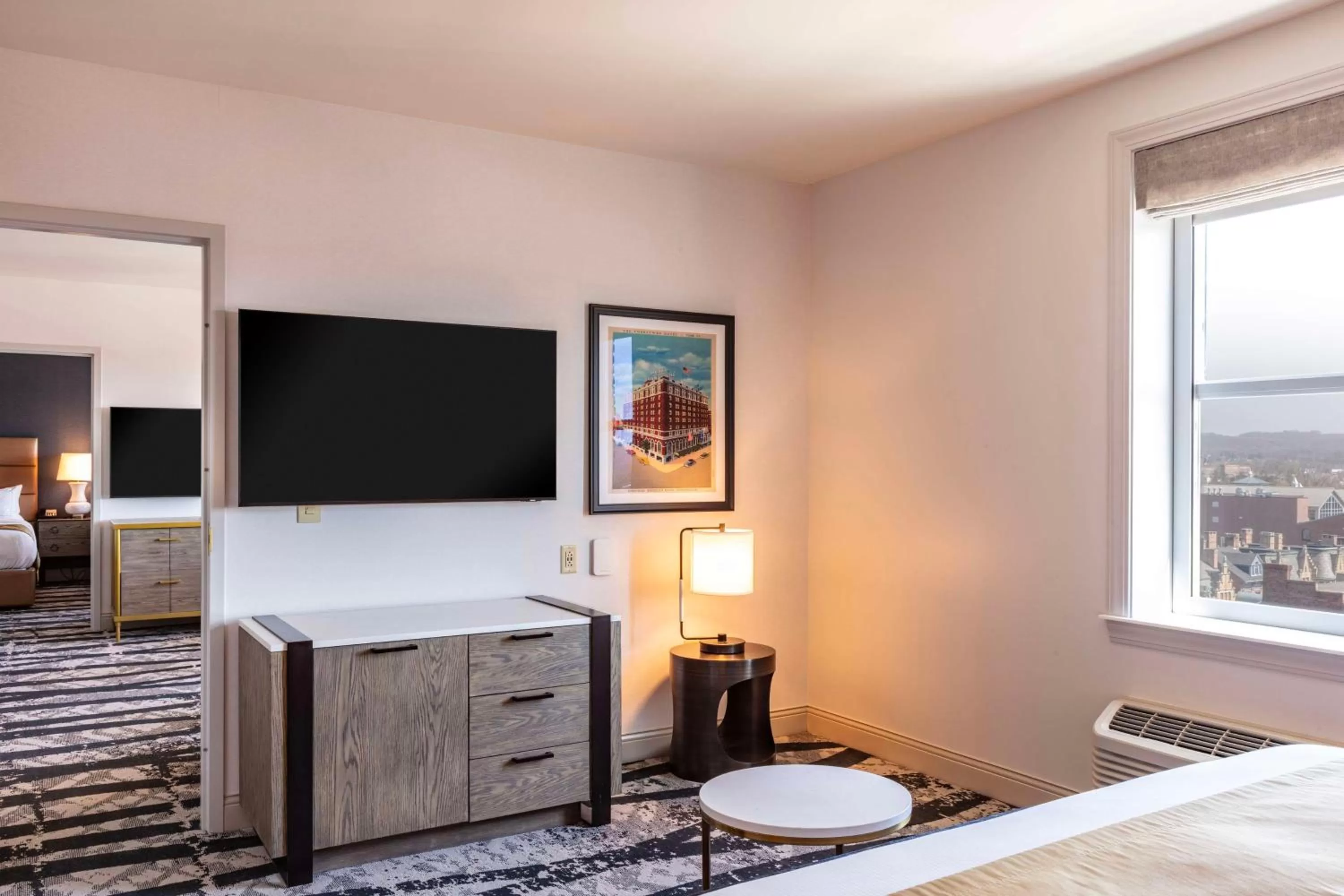 Bed in The Yorktowne Hotel, Tapestry Collection by Hilton