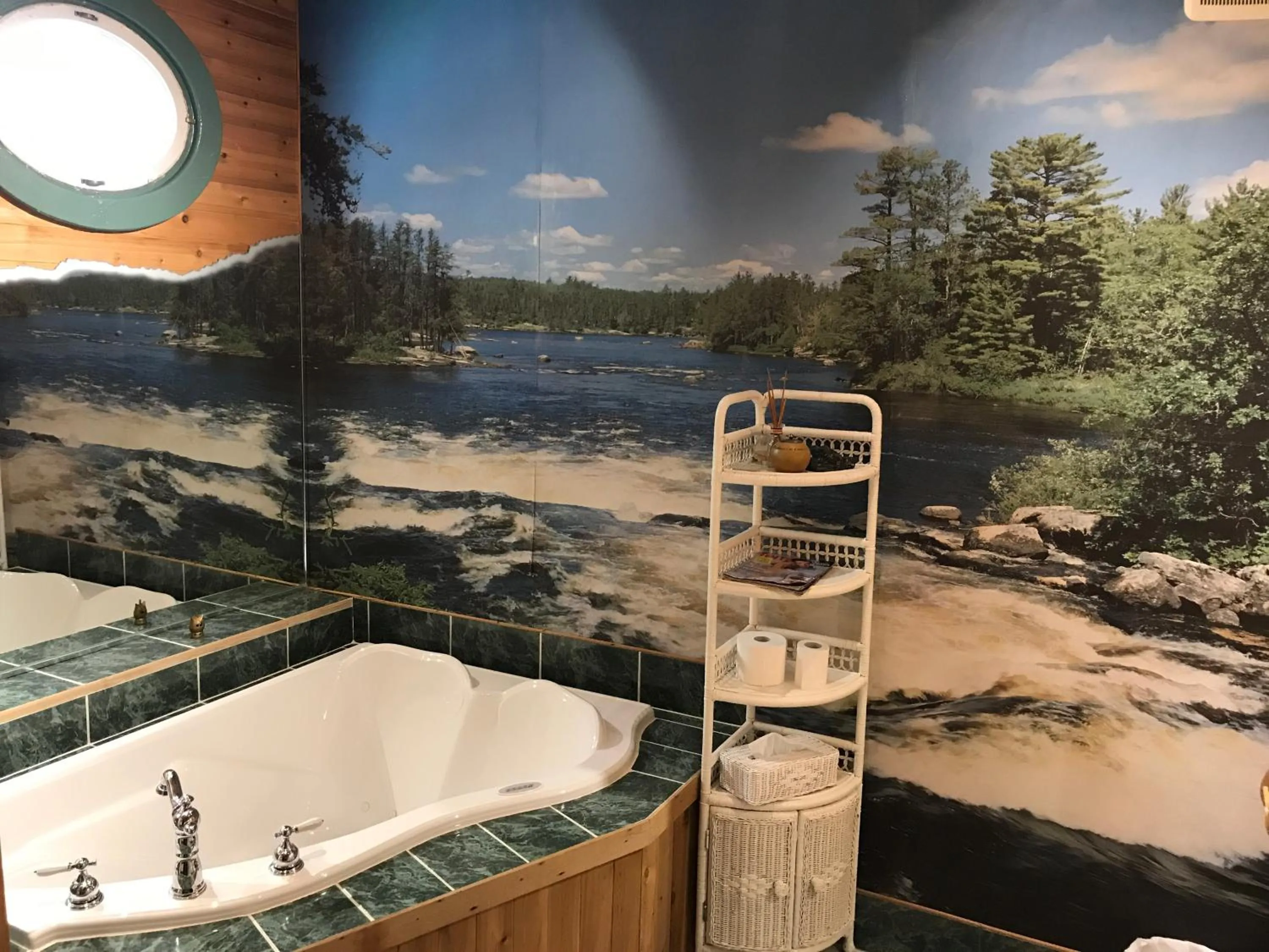 Bathroom in Auberge du Sault-à-la-Puce