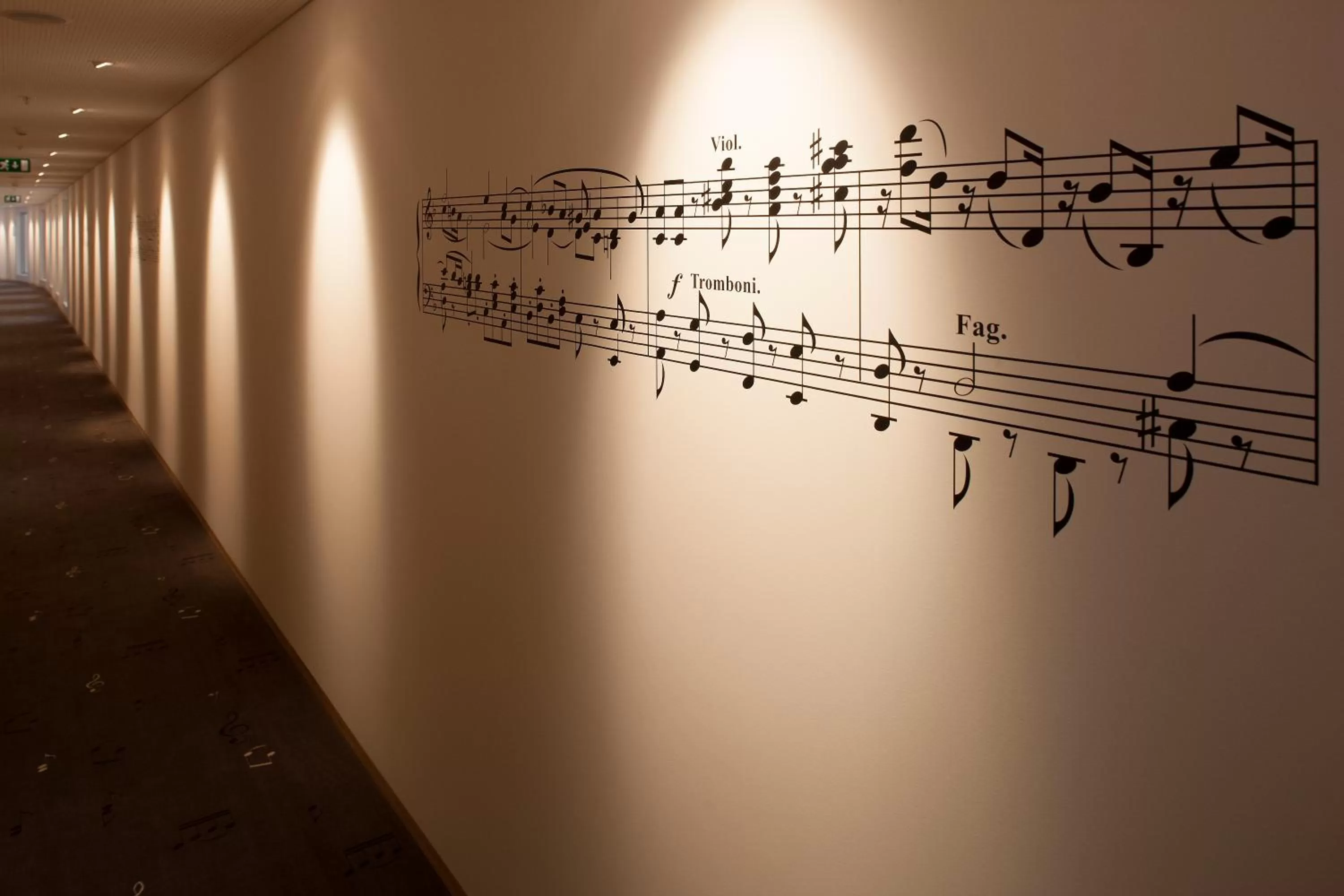 Decorative detail in Hotel da Música