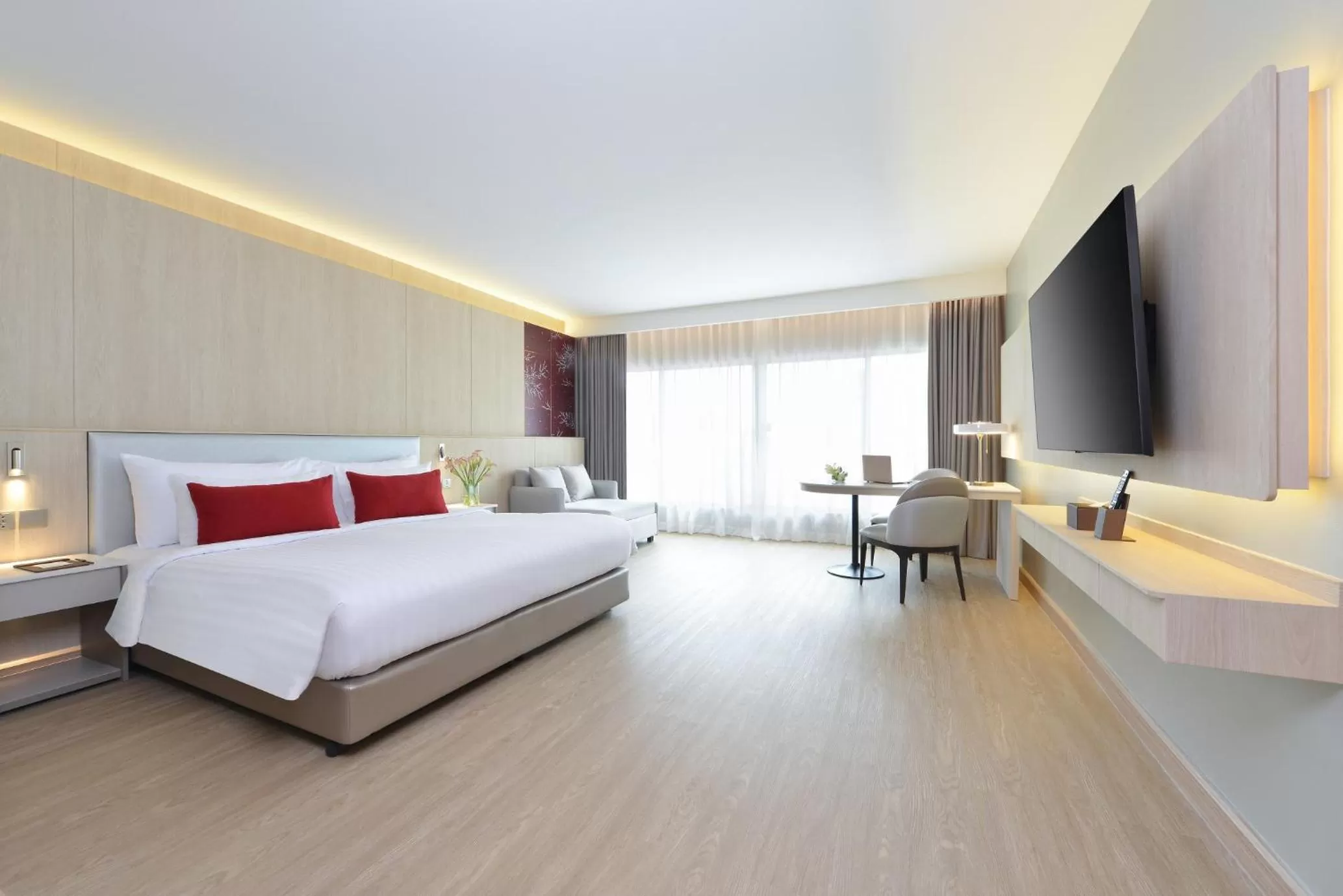 Bed in Centre Point Plus Hotel Pratunam