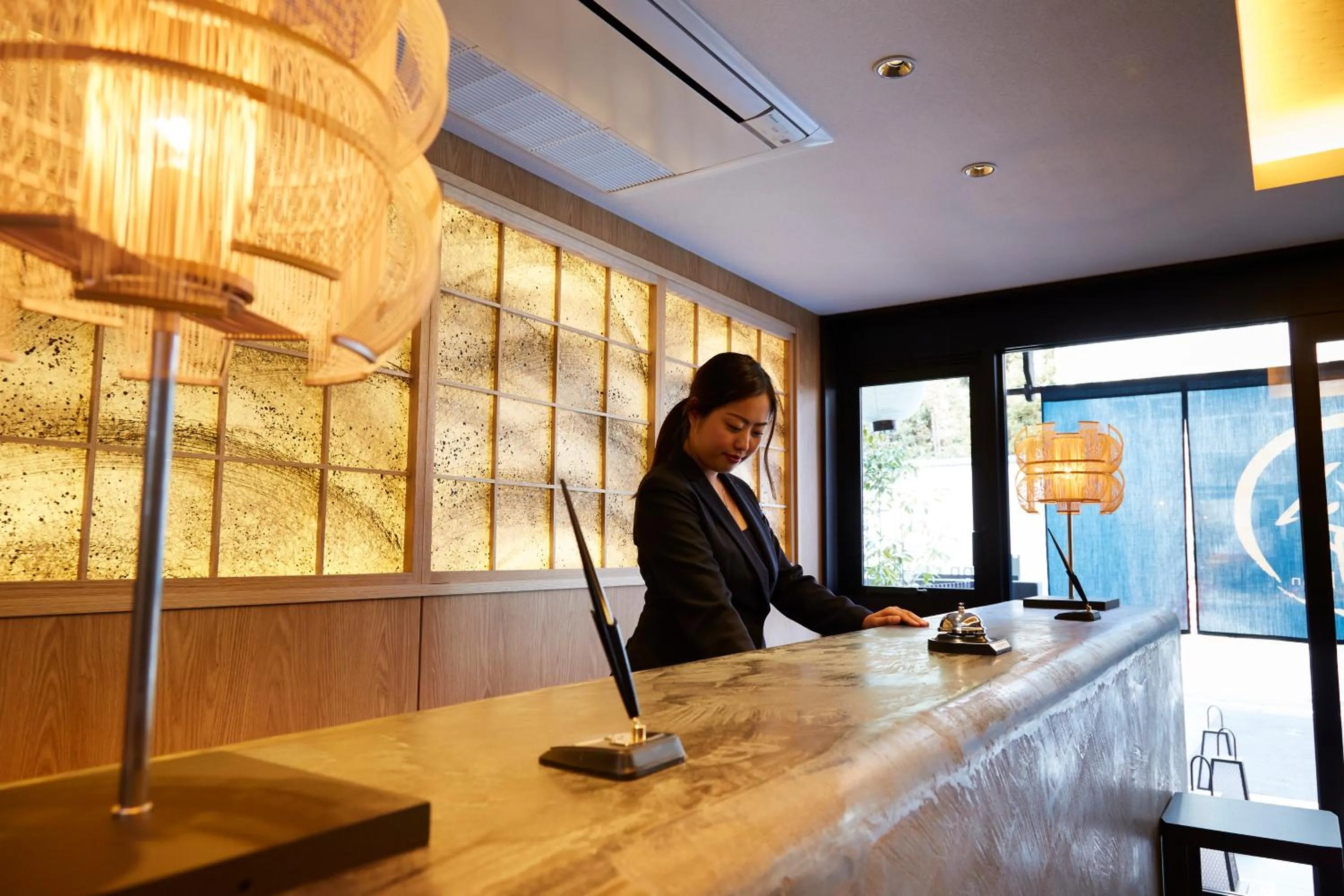 Lobby or reception in Rinn Kamiebisu