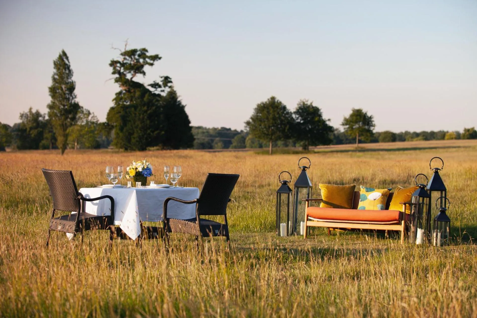 Dining area in Four Seasons Hotel Hampshire