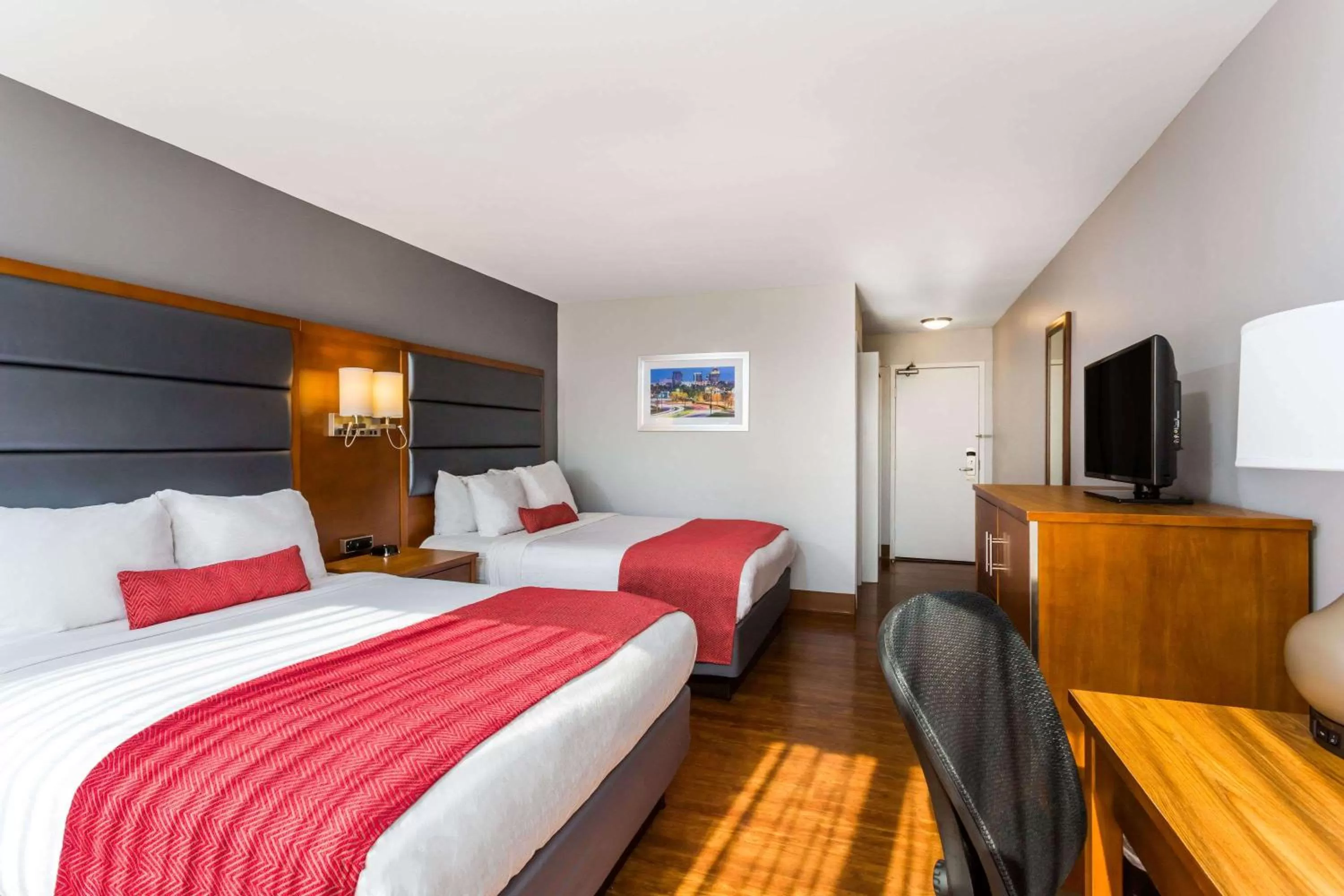 Photo of the whole room, Bed in Wyndham Garden Greensboro