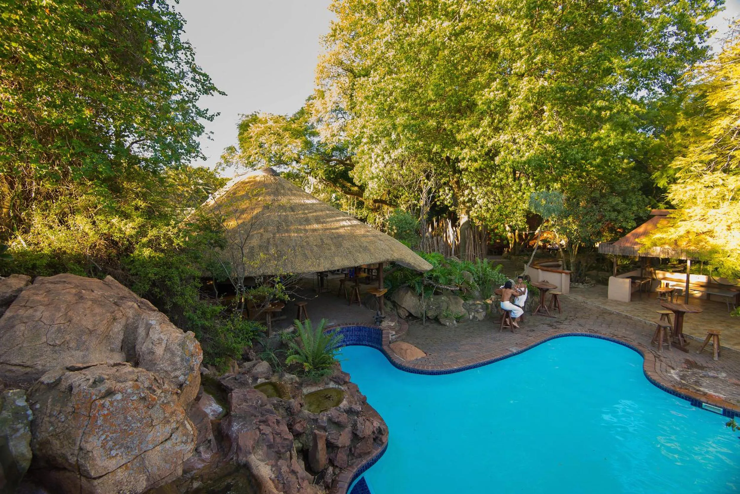Swimming pool in Amadwala Lodge