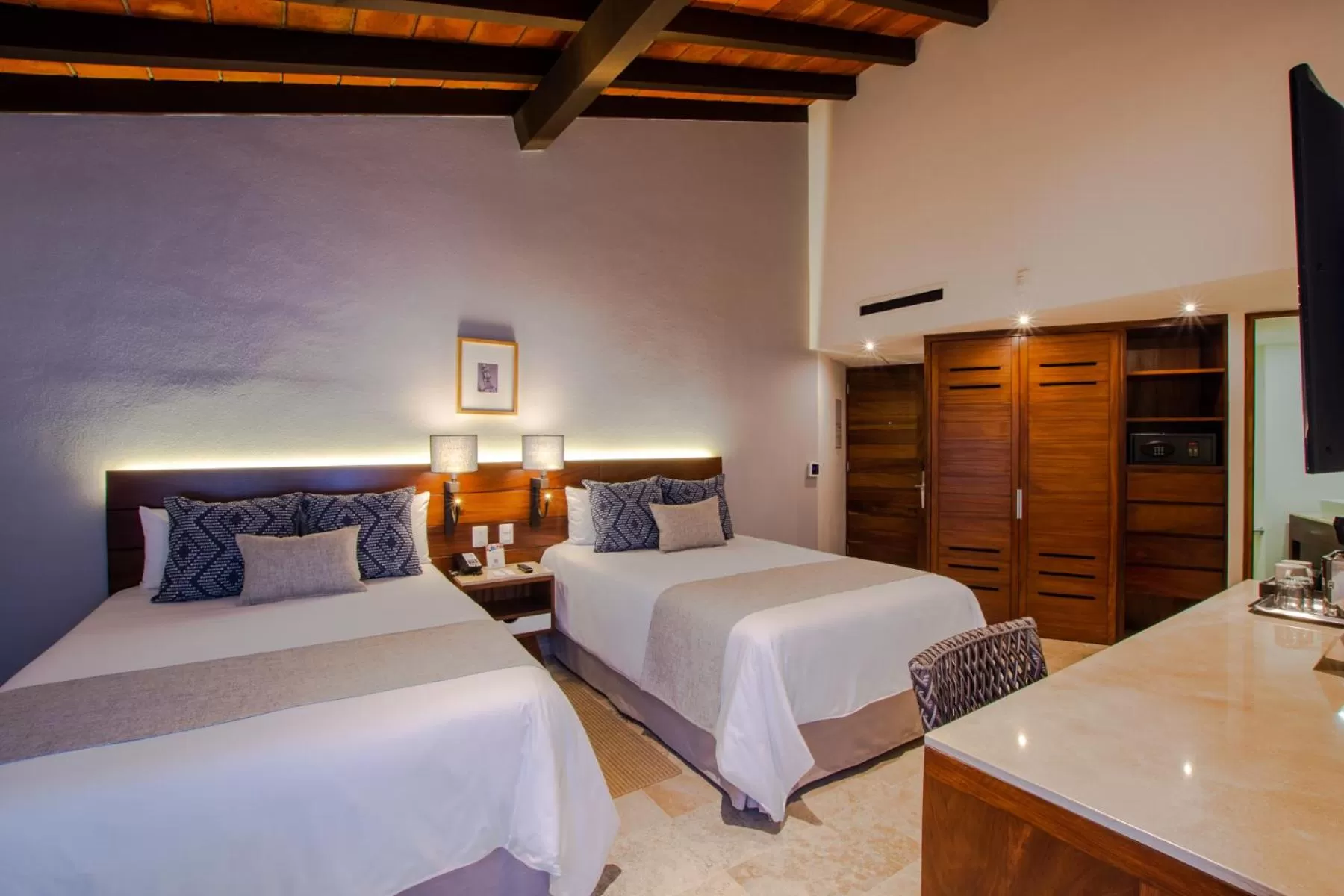 Bed in Buenaventura Grand Hotel & Great Moments - All Inclusive