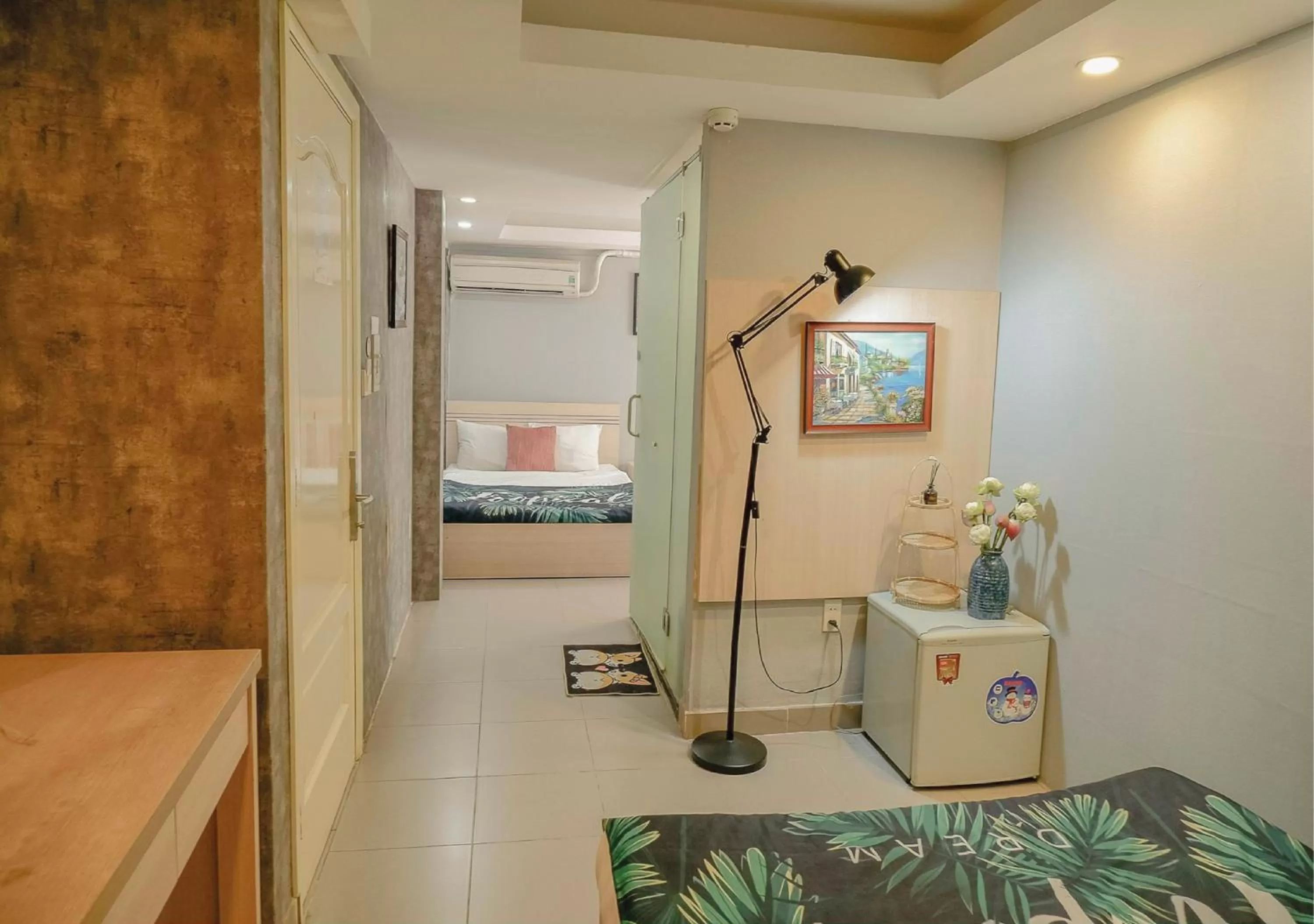 Bed in Galaxy Boutique Sai Gon Central Hotel