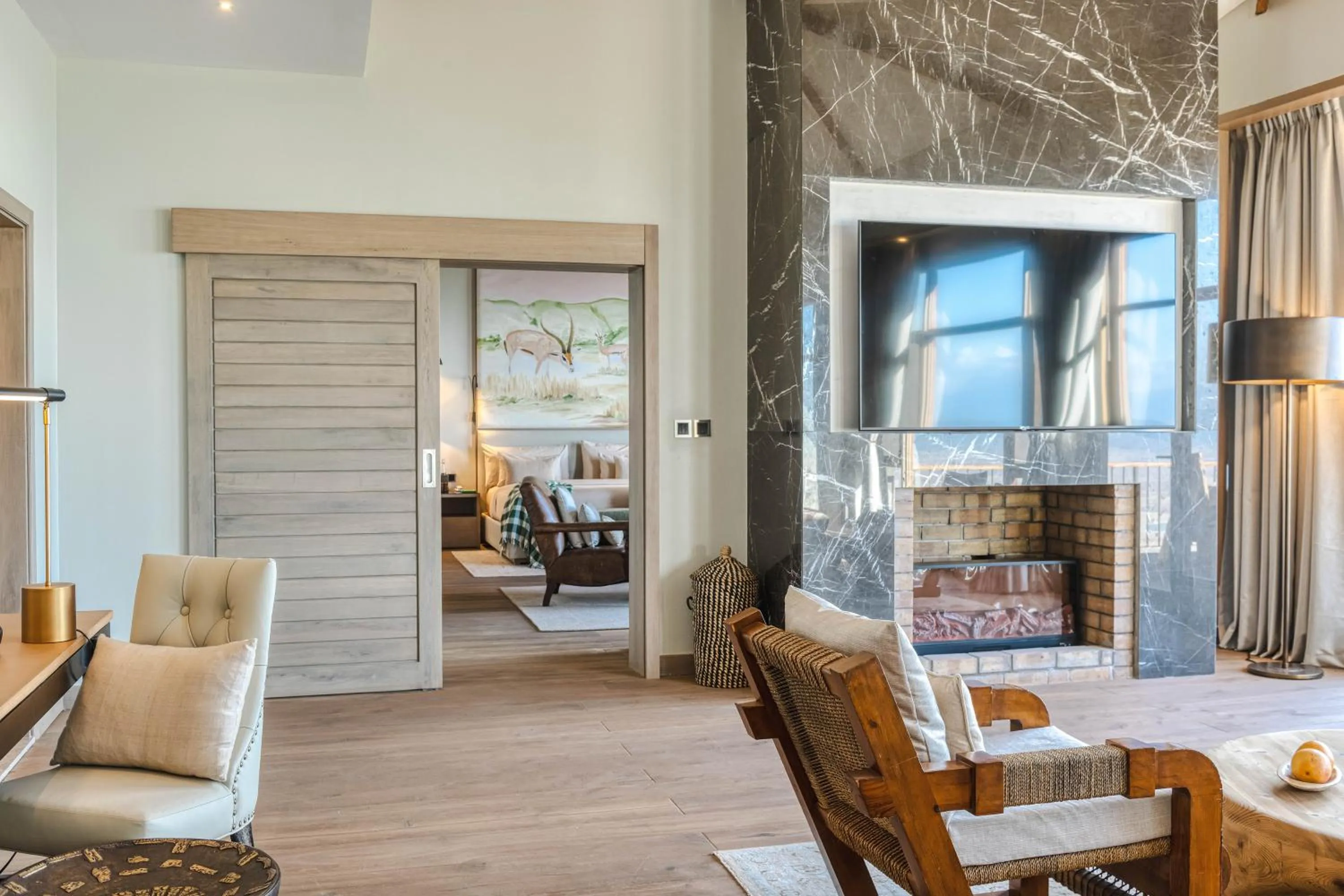 Living room in Ngorongoro Lodge member of Melia Collection - The Leading Hotels of the World