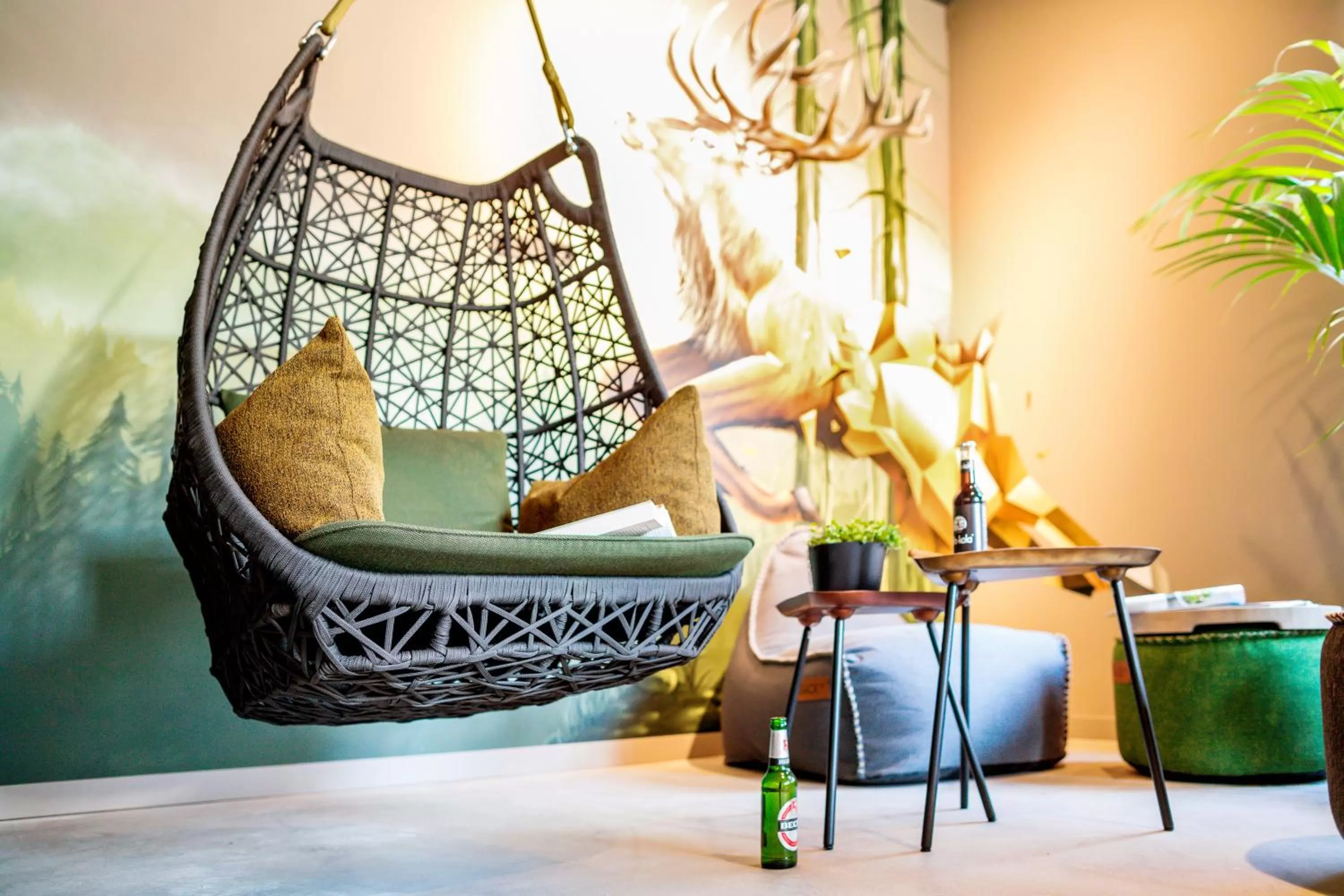 Lobby or reception in EchtZeit - Dein Hotelquartier