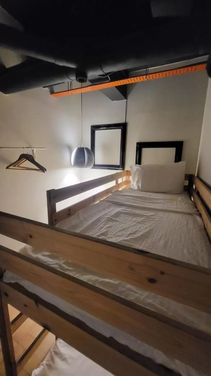 Bed in Kim Haus Loft