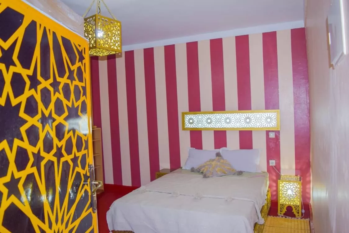 Bed in Riad Darga Rouge