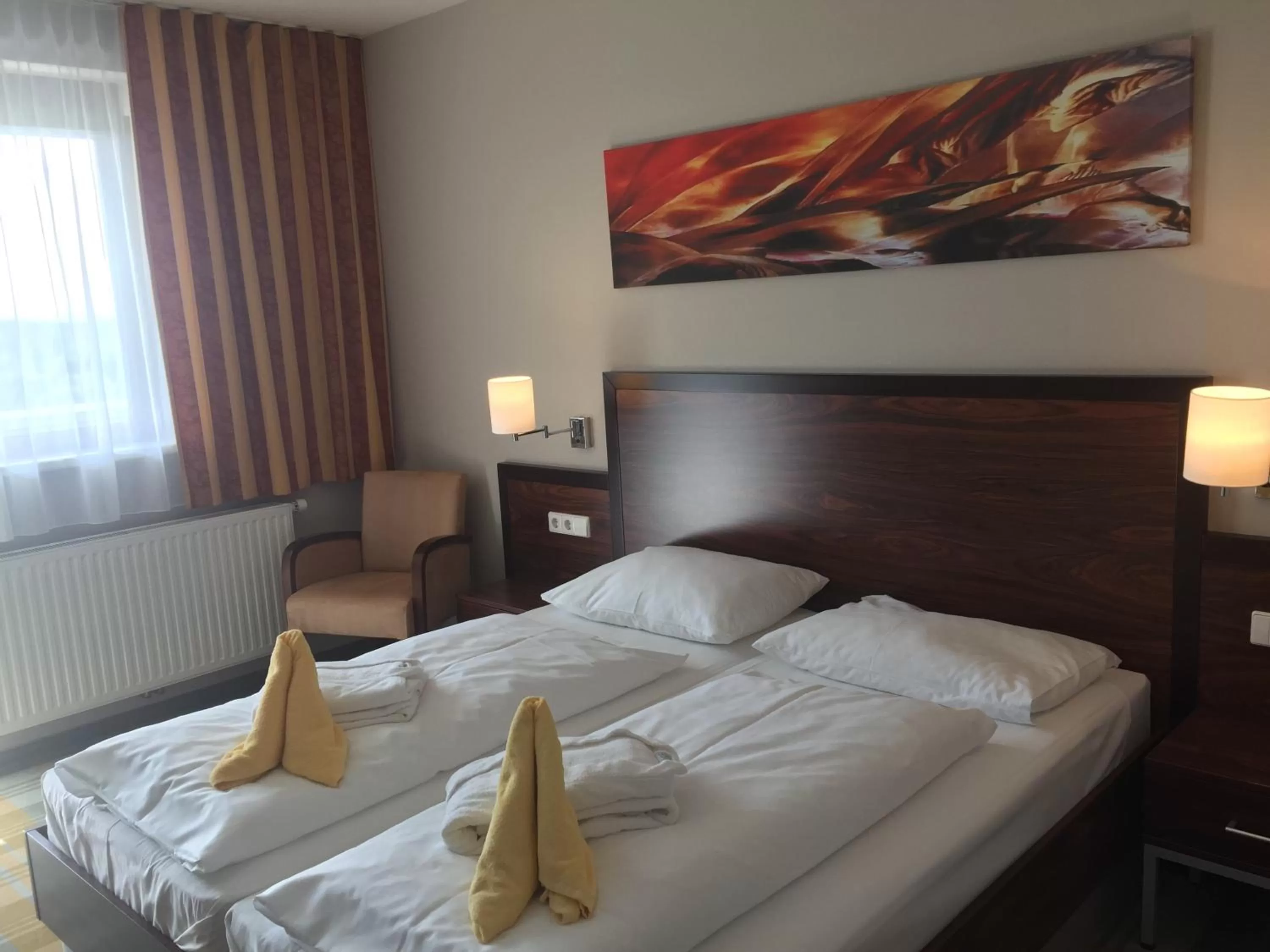 Bed in Hotel Liebmann