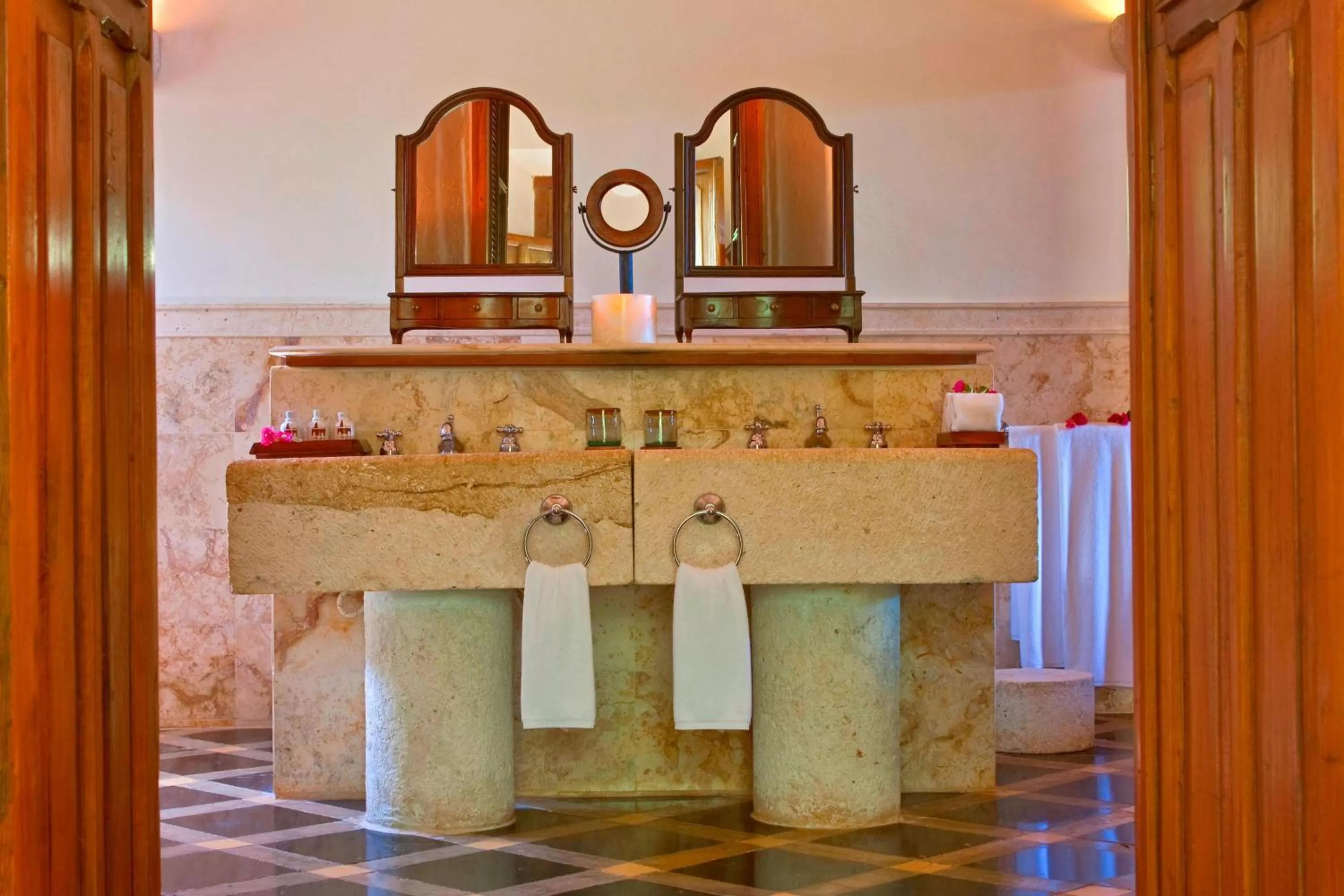 Bathroom in Hacienda Temozon Sur