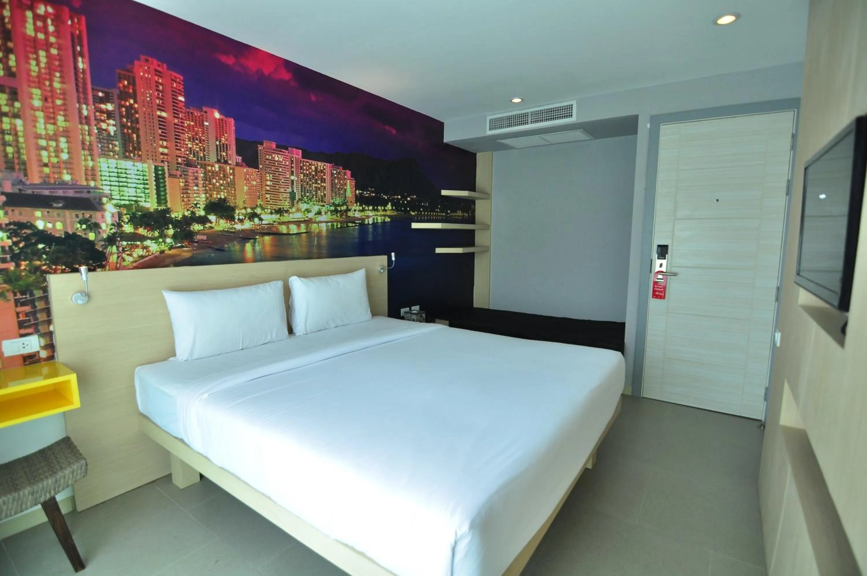 Decorative detail, Bed in The AIM Patong Hotel