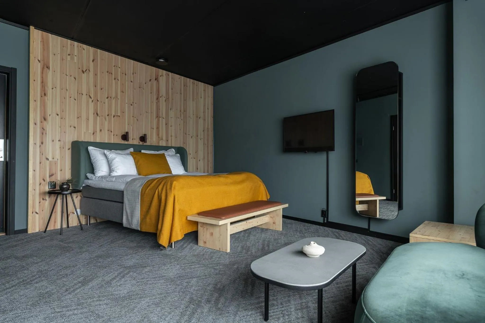 Bed in Hotell Lappland