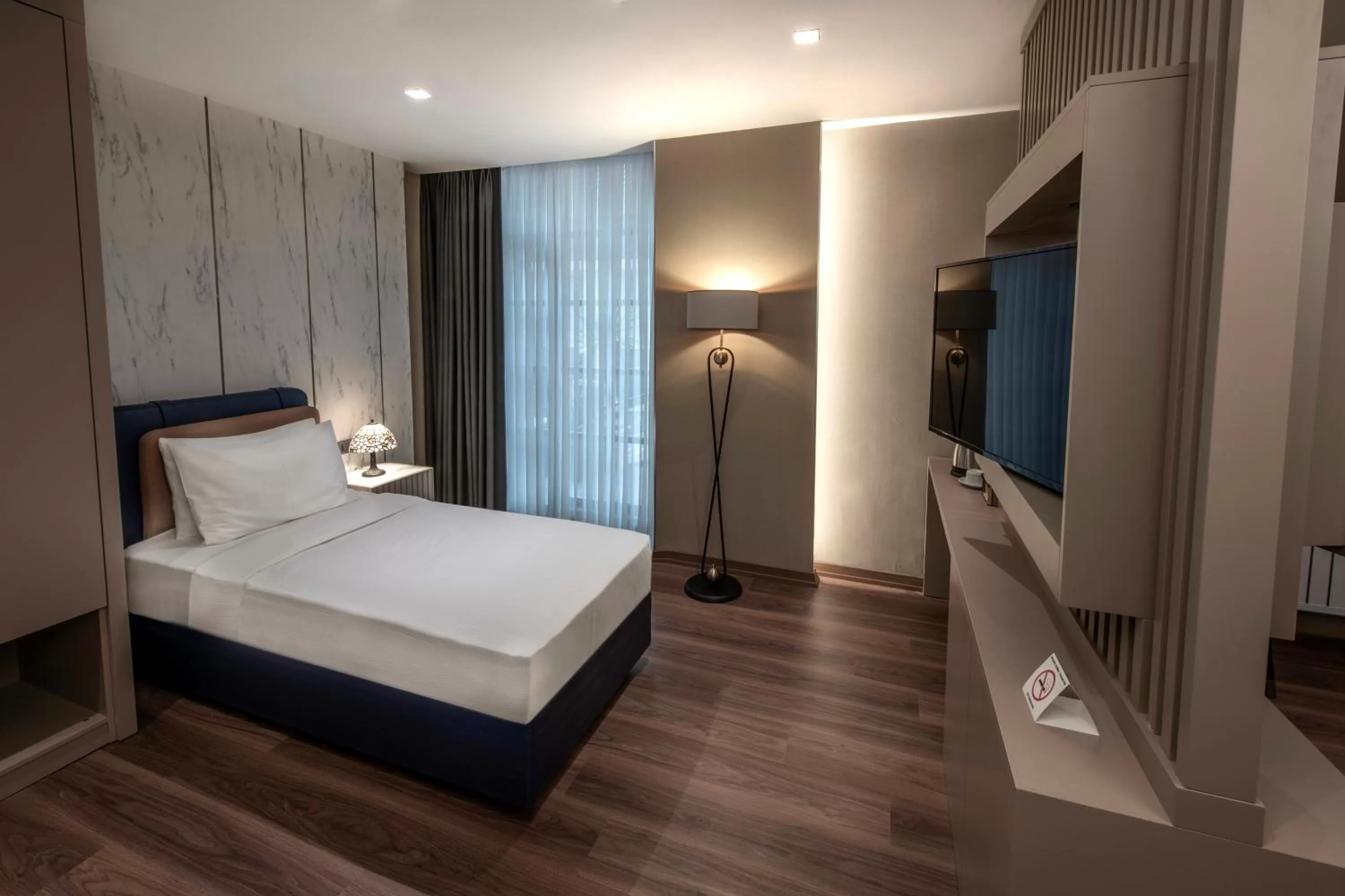 Bed in Hotel Bosfora