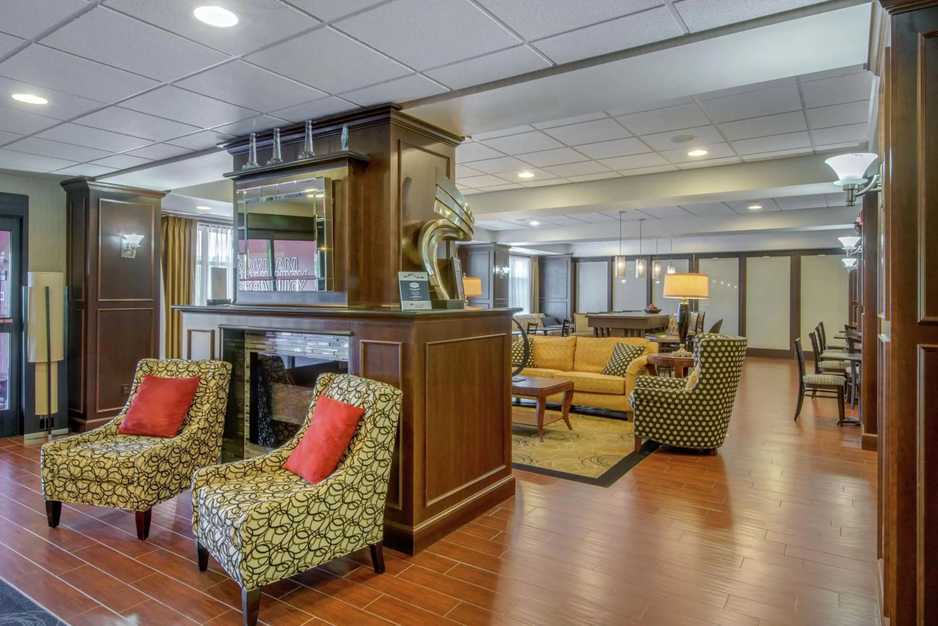 Lobby or reception in Hampton Inn Meadville