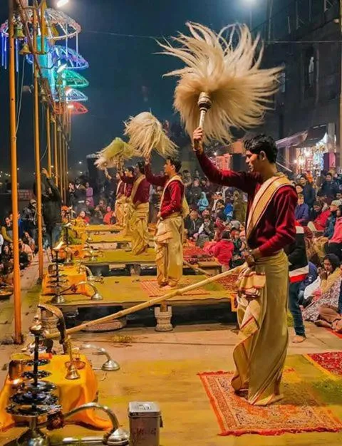 Entertainment in Hotel Sita (place on the heritage ghats of benaras)