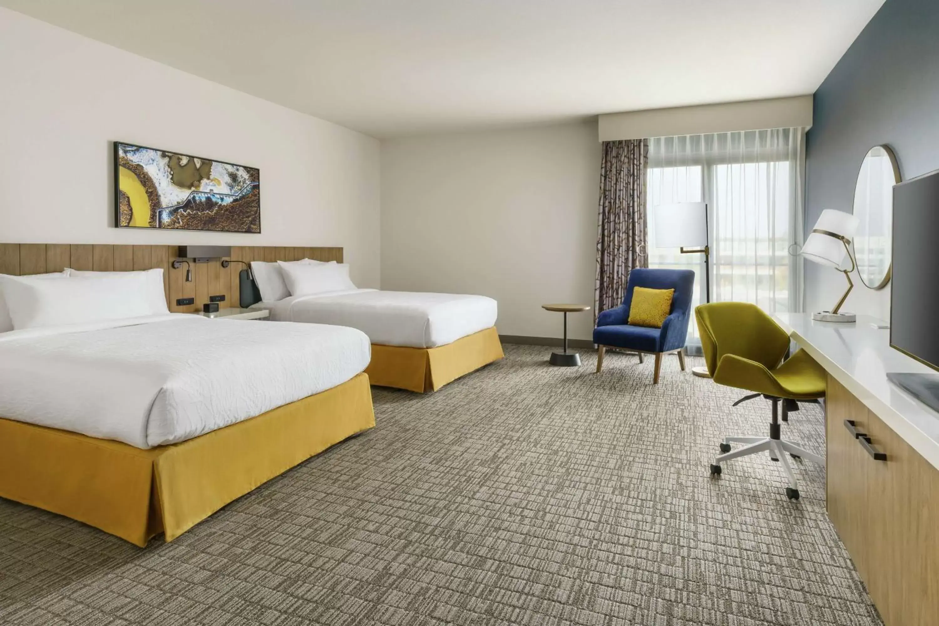 Queen Room with Two Queen Beds - Mobility Access in Hilton Garden Inn Sunnyvale Queen Room with Two Queen Beds - Mobility Access in Hilton Garden Inn Sunnyvale