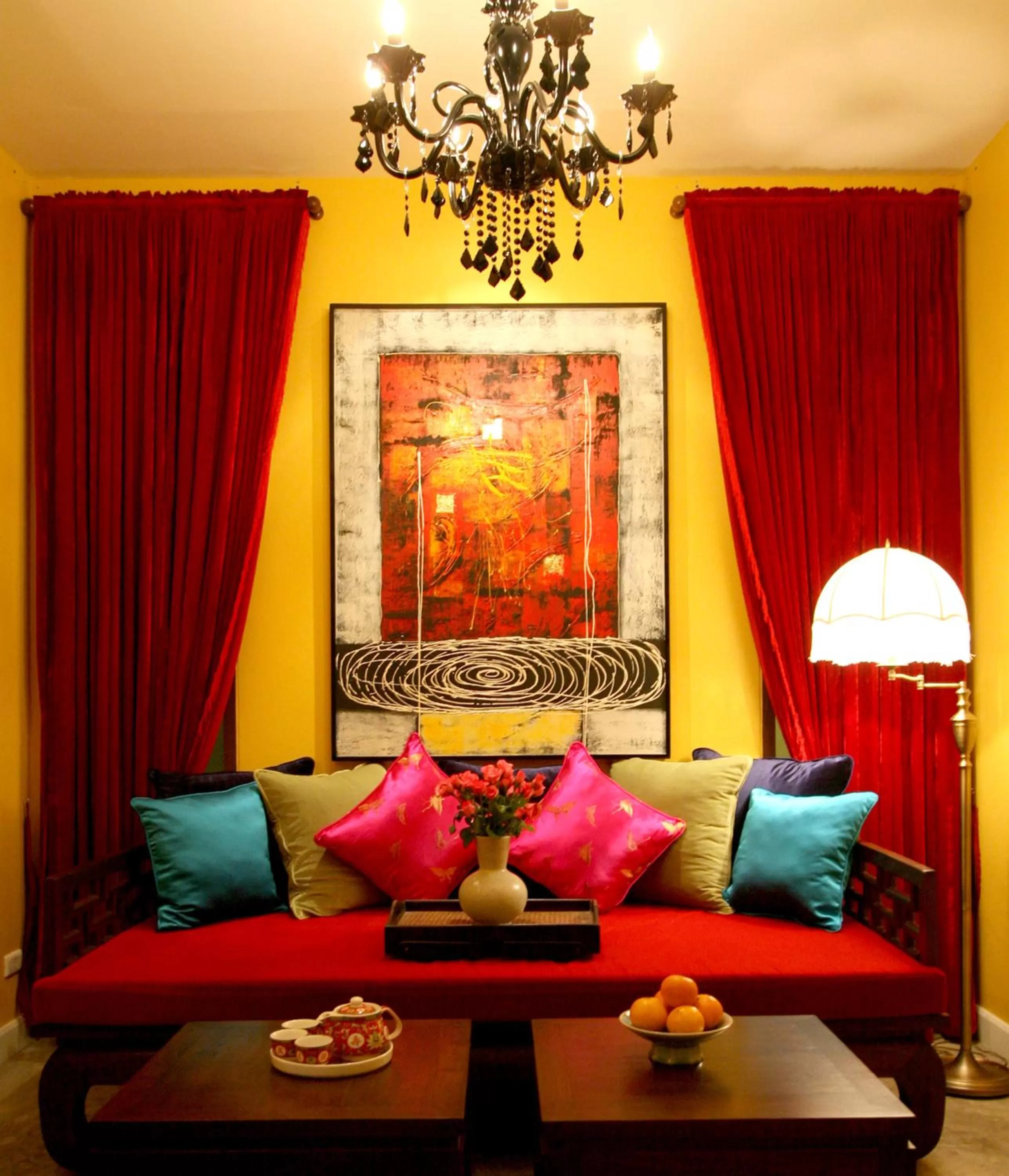 Living room in Shanghai Mansion Bangkok