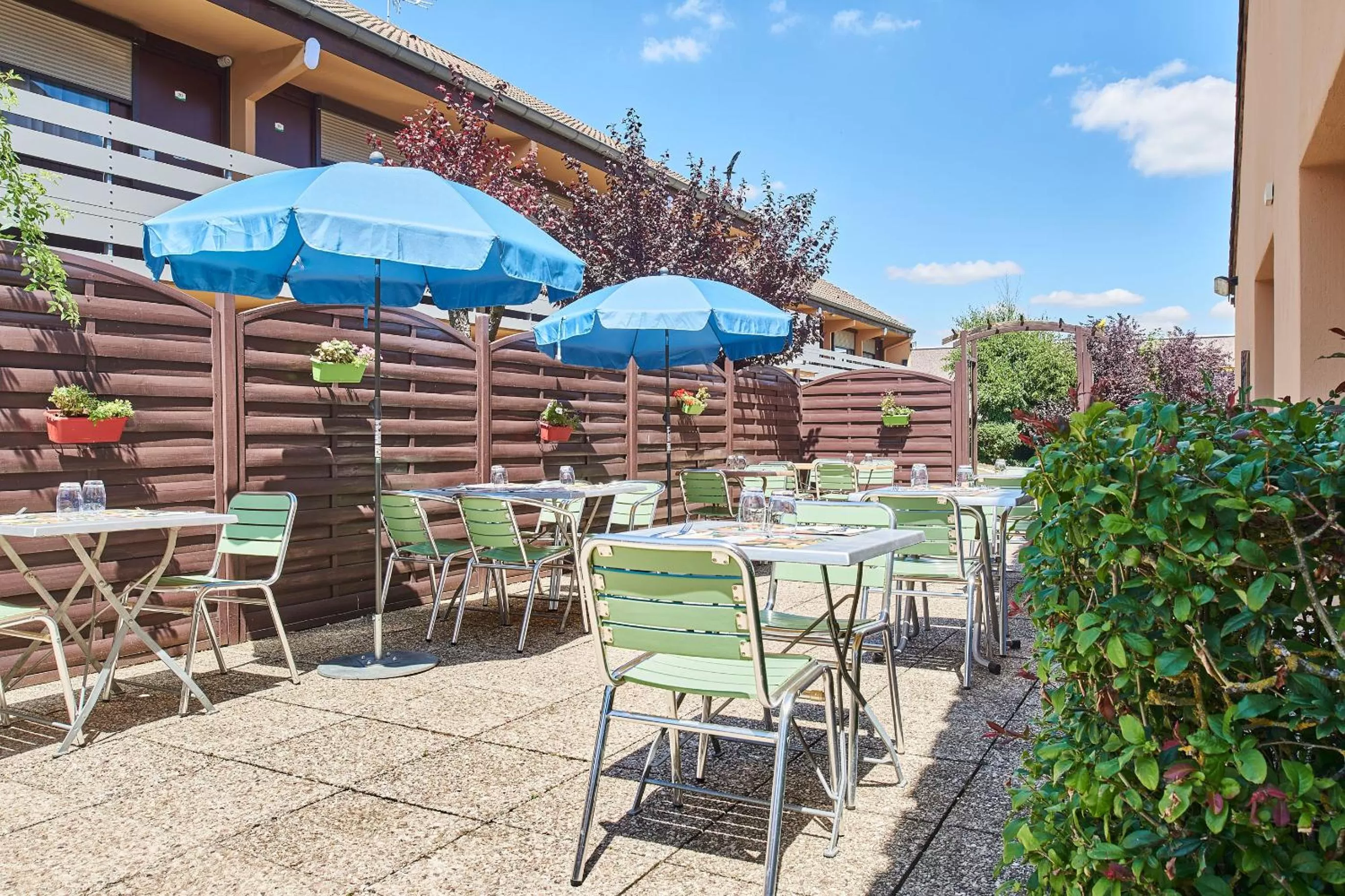 Balcony/Terrace in Kyriad Nancy Ouest - Laxou