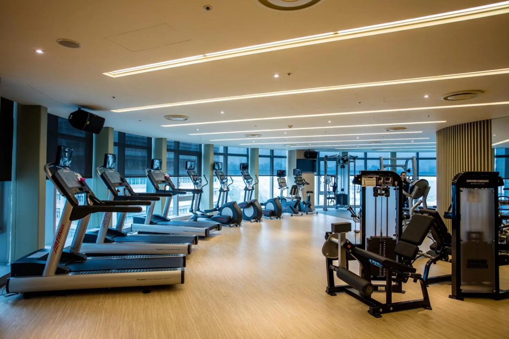 Fitness centre/facilities in Fullon Hotel Taoyuan Airport Access MRT A8
