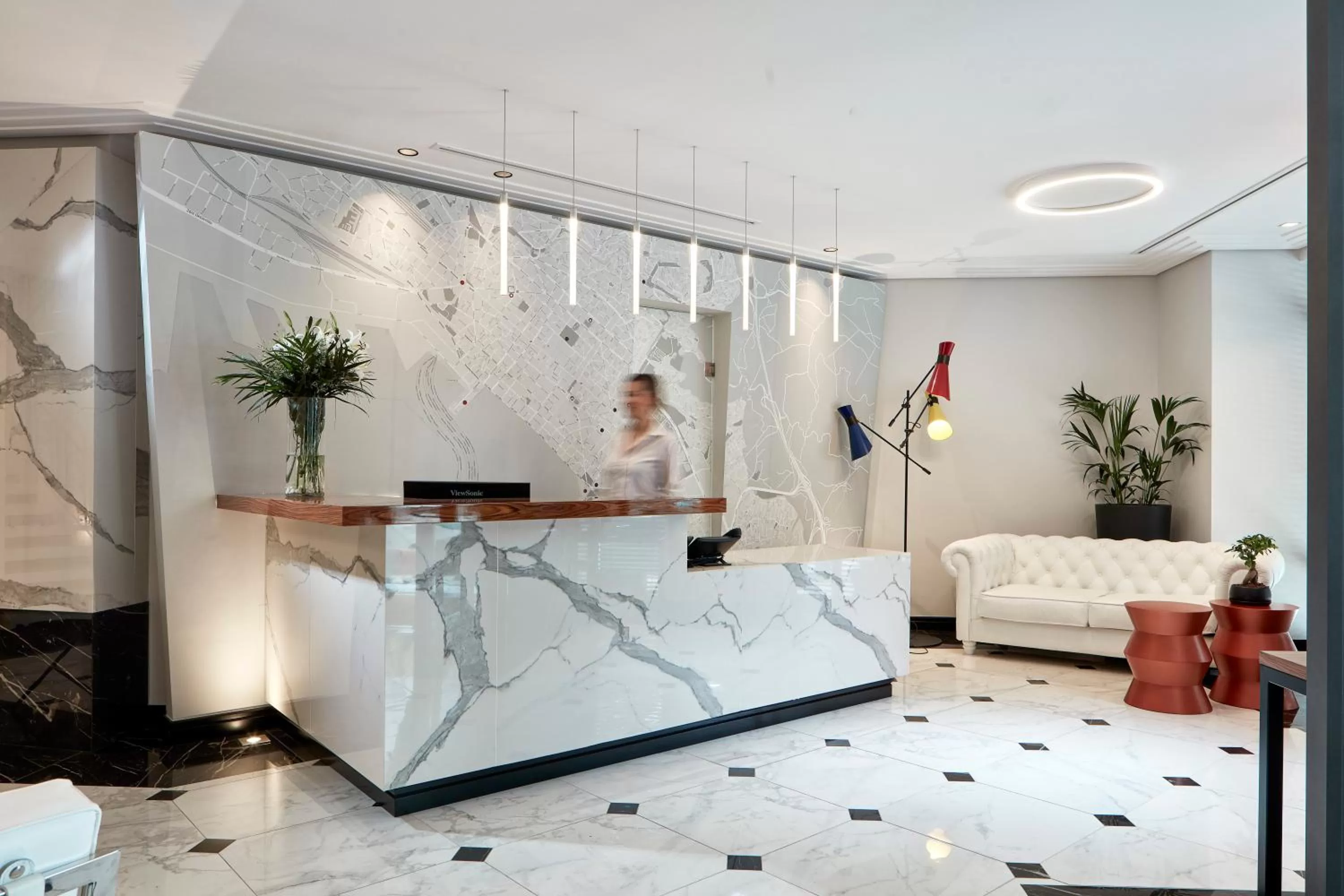 Lobby or reception in Antigon Urban Chic Hotel, Thessaloniki