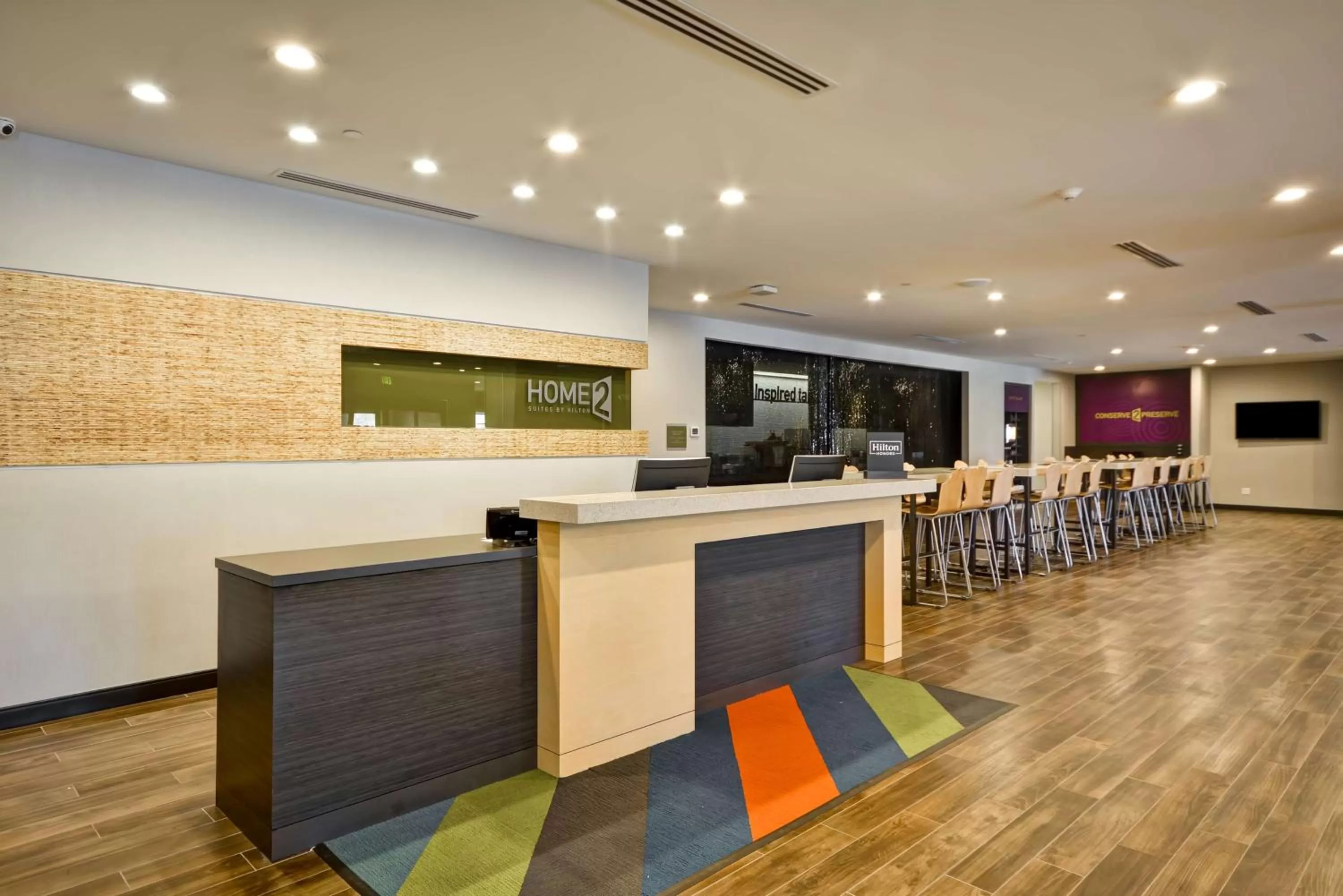 Lobby or reception in Home2 Suites By Hilton Evansville