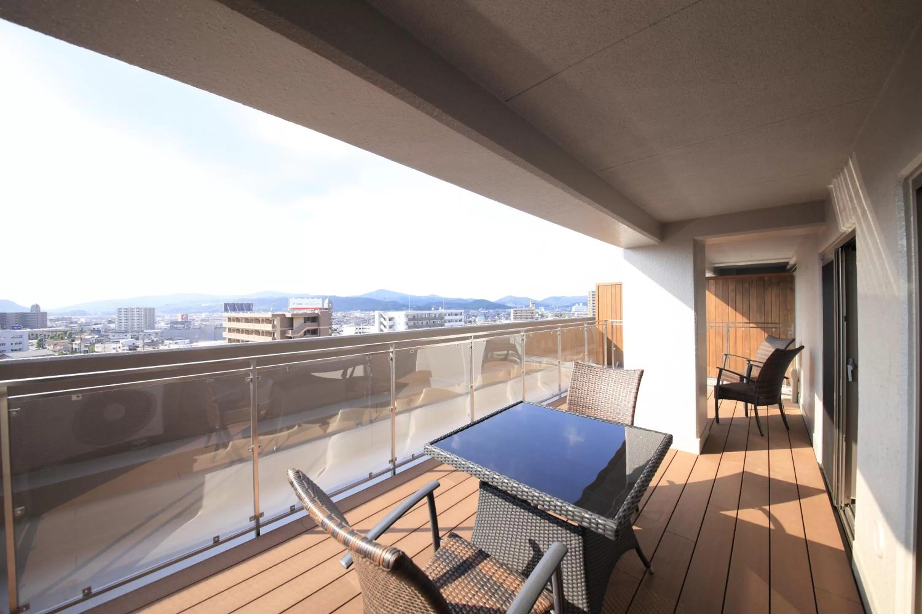Balcony/Terrace in Centurion Hotel & Spa Kurashiki Station