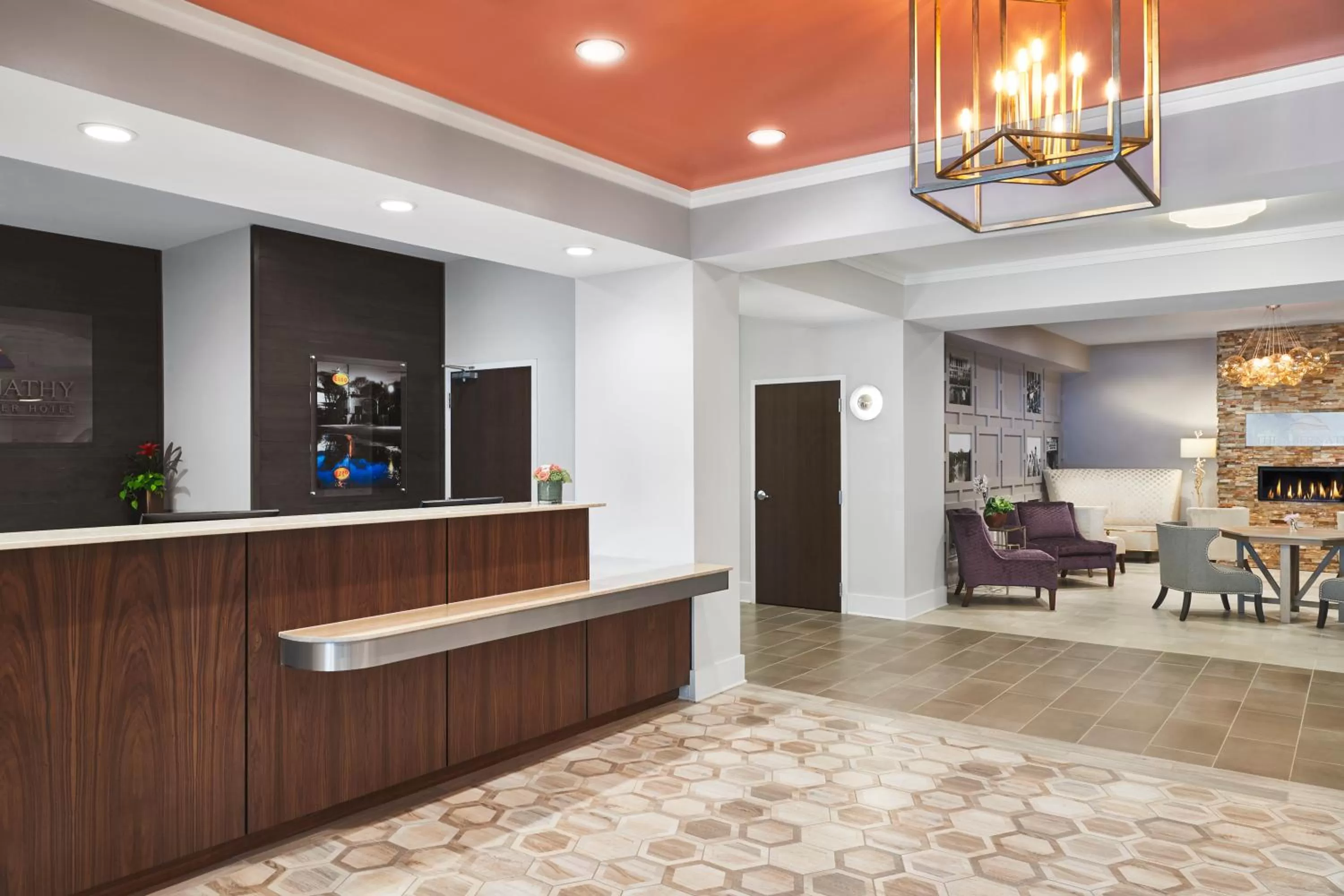 Lobby or reception in The Abernathy